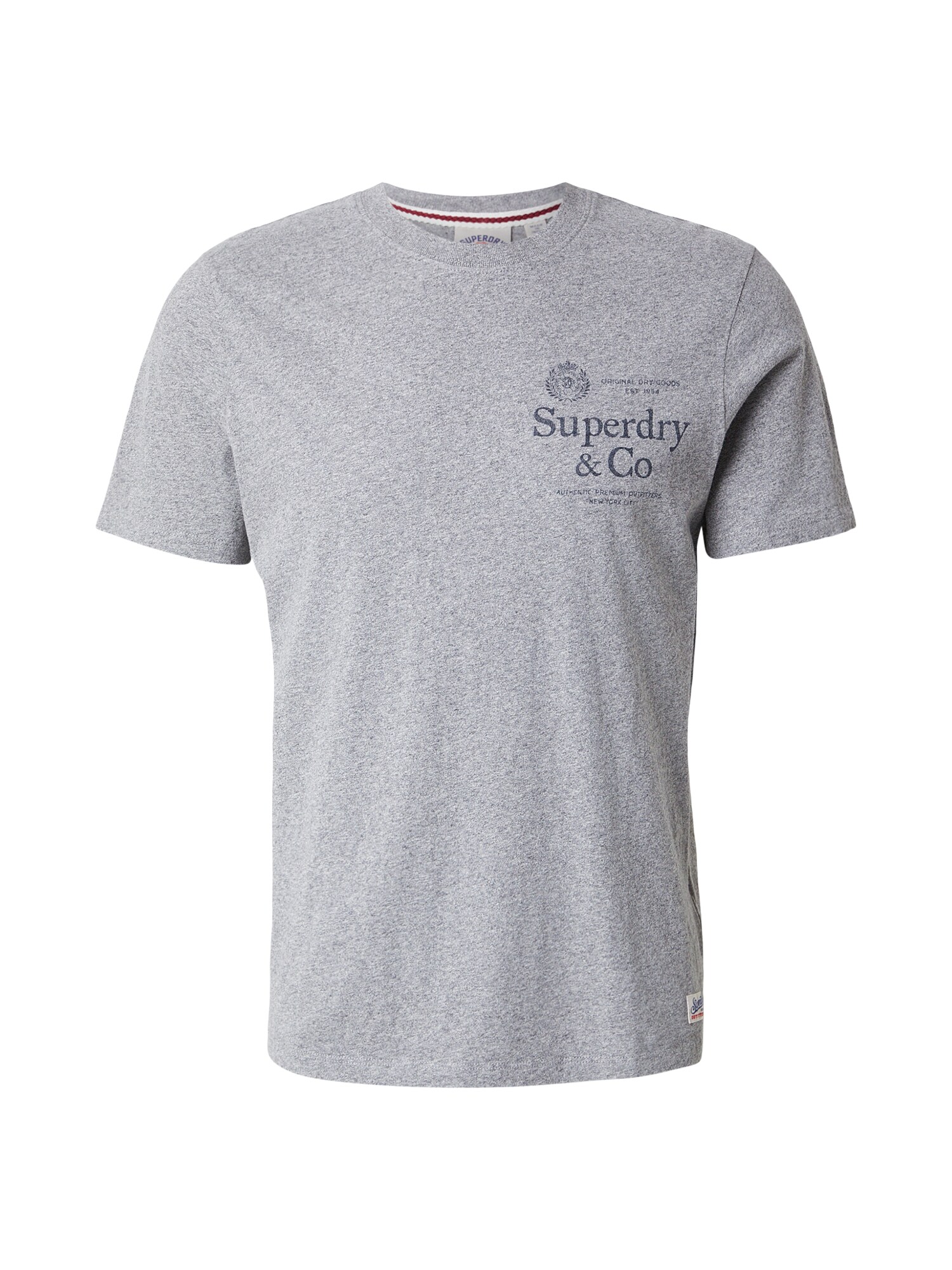 Superdry & Co Tricou 1954 COMPANY  gri / gri deschis