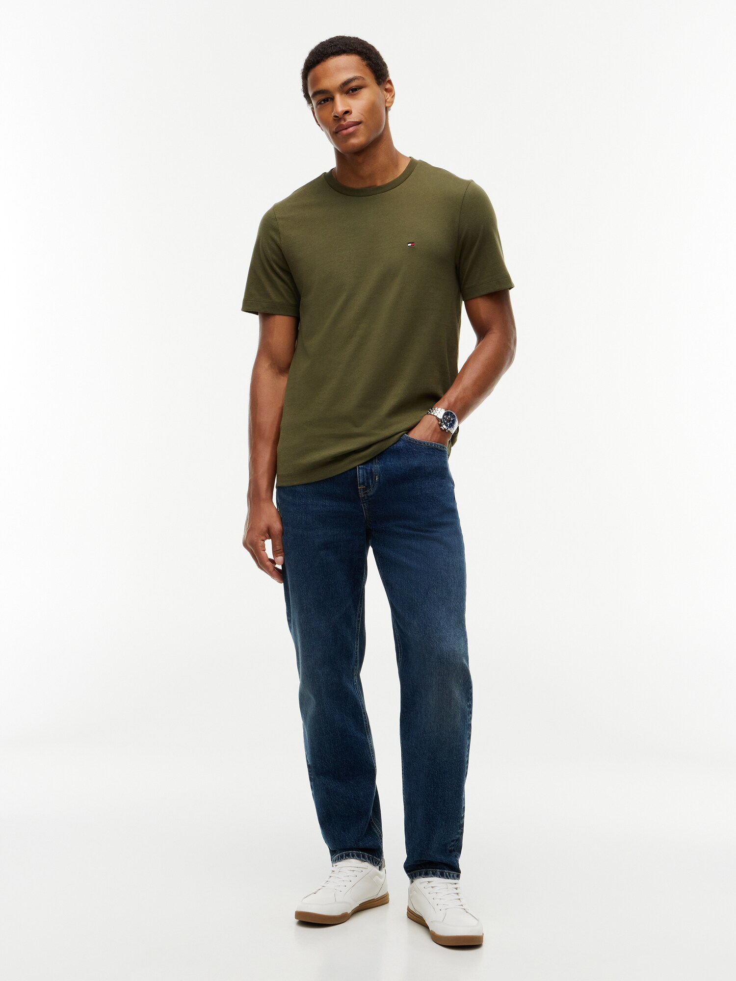 TOMMY HILFIGER Camiseta 'Ess Seasonal'  oliva – imagen 4