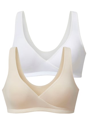 PETITE FLEUR, Szoptatós melltartók, bézs & fehér