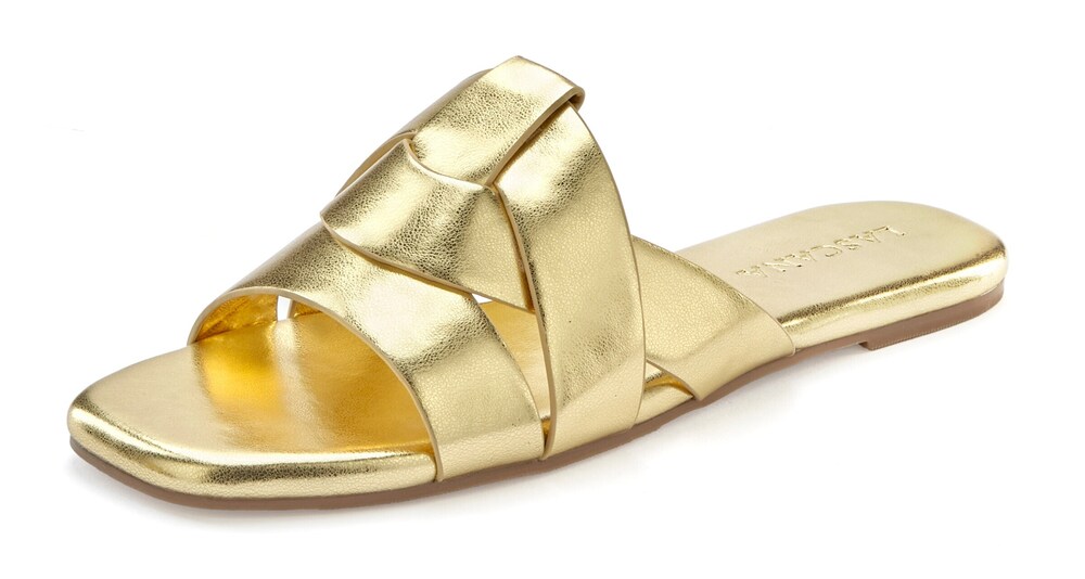 LASCANA Pantolette Damen Größe 36 gold