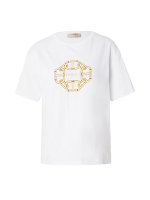 Twinset Shirt Goud / Grijs / Wit