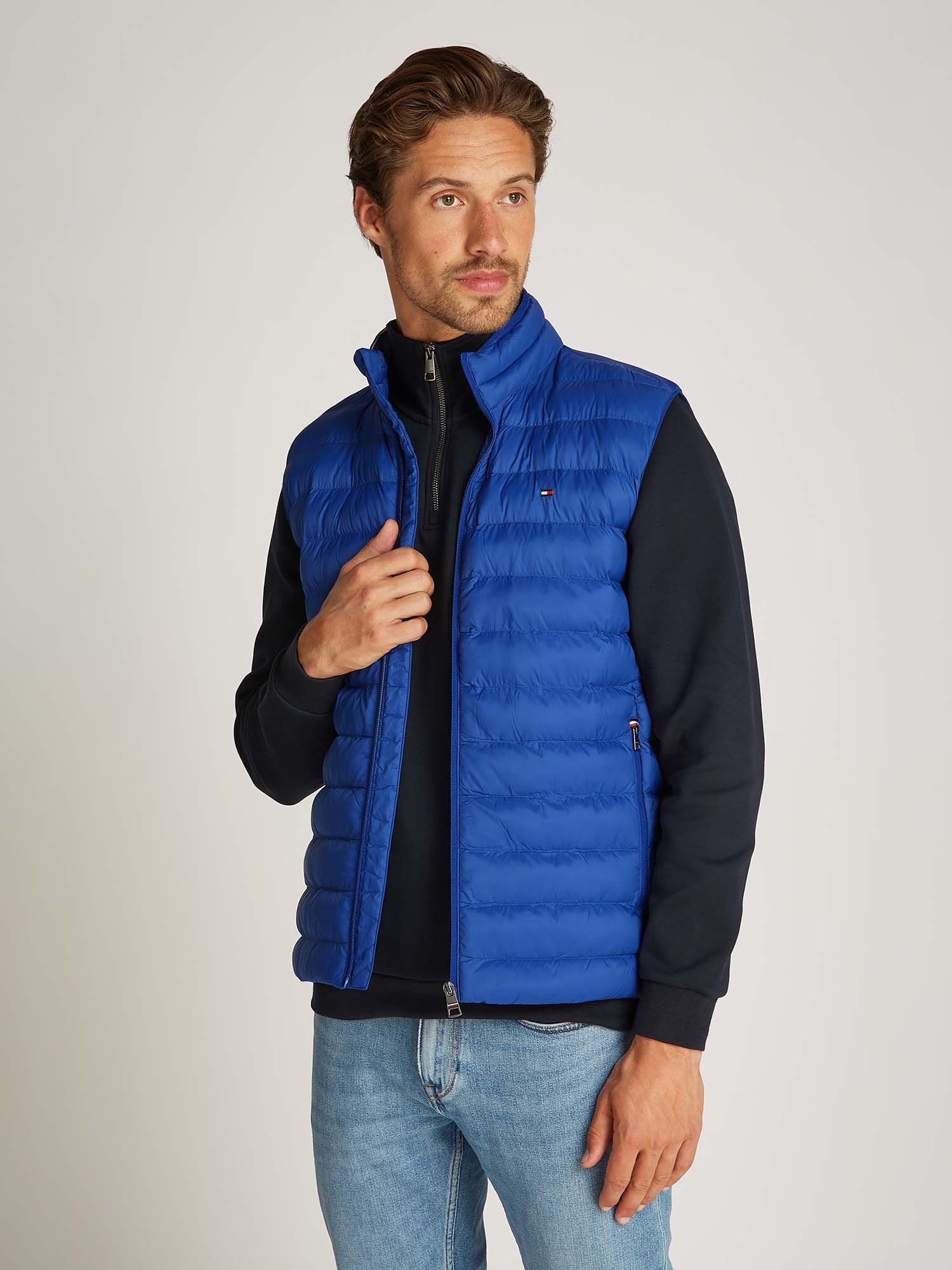 TOMMY HILFIGER Mellény kék termék 2. képe