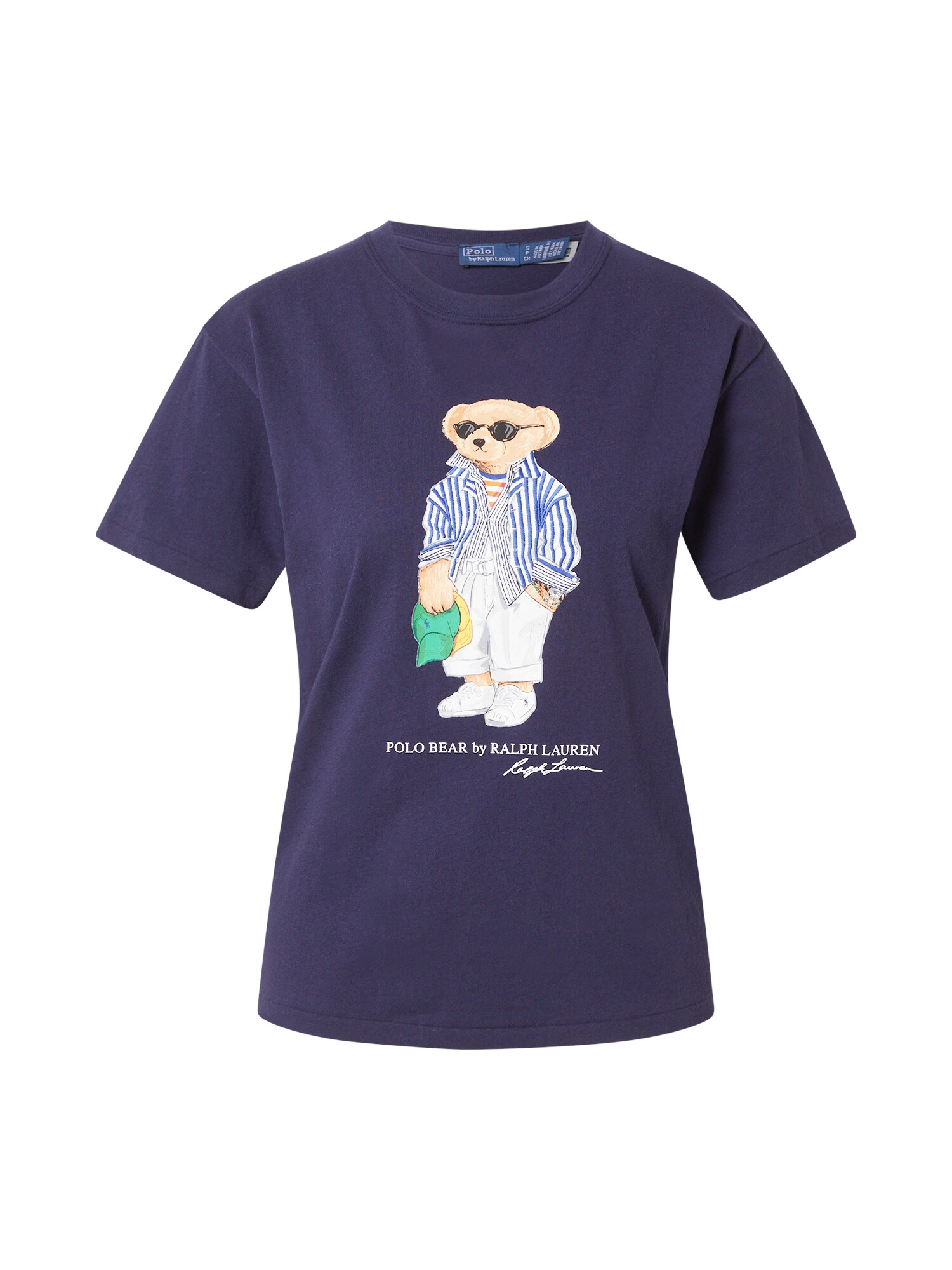 Polo Ralph Lauren Póló  teveszín / tengerészkék / citromzöld / fehér akciós termékkép 1