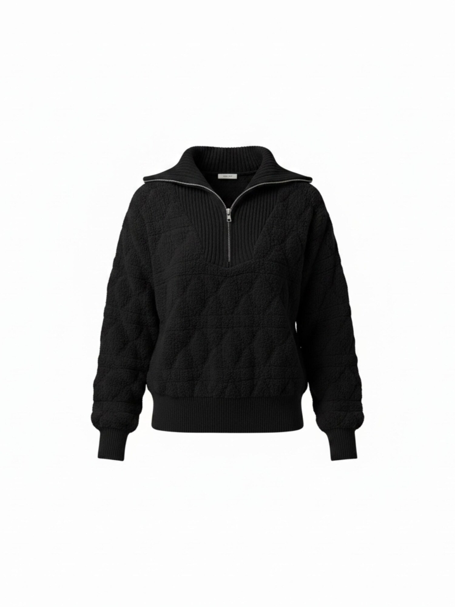 WEARABLE STORIES Jersey 'Bobbi' negro