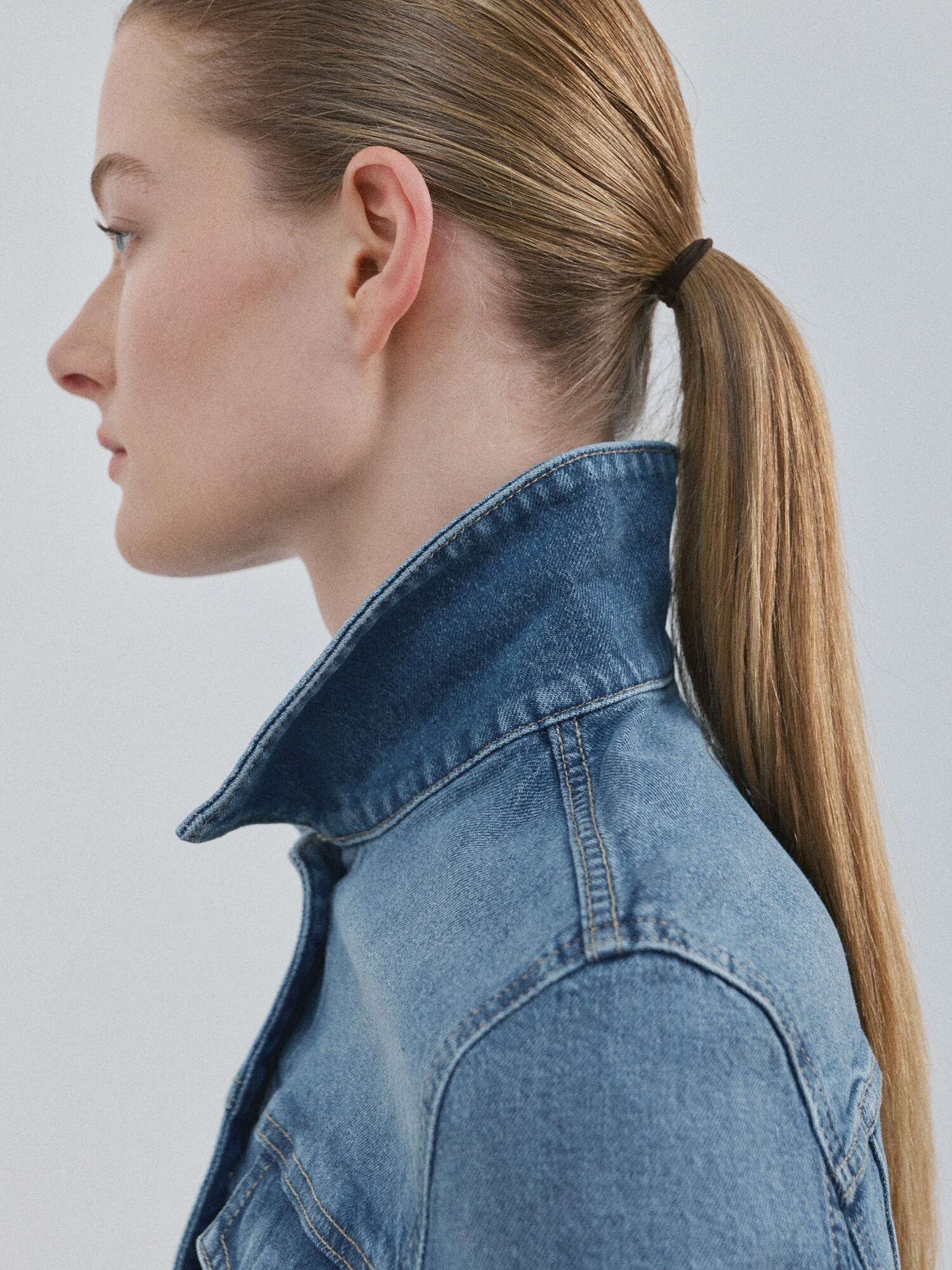 MANGO Prechodná bunda 'NEWVICKY'  modrá denim (obrázok 5)