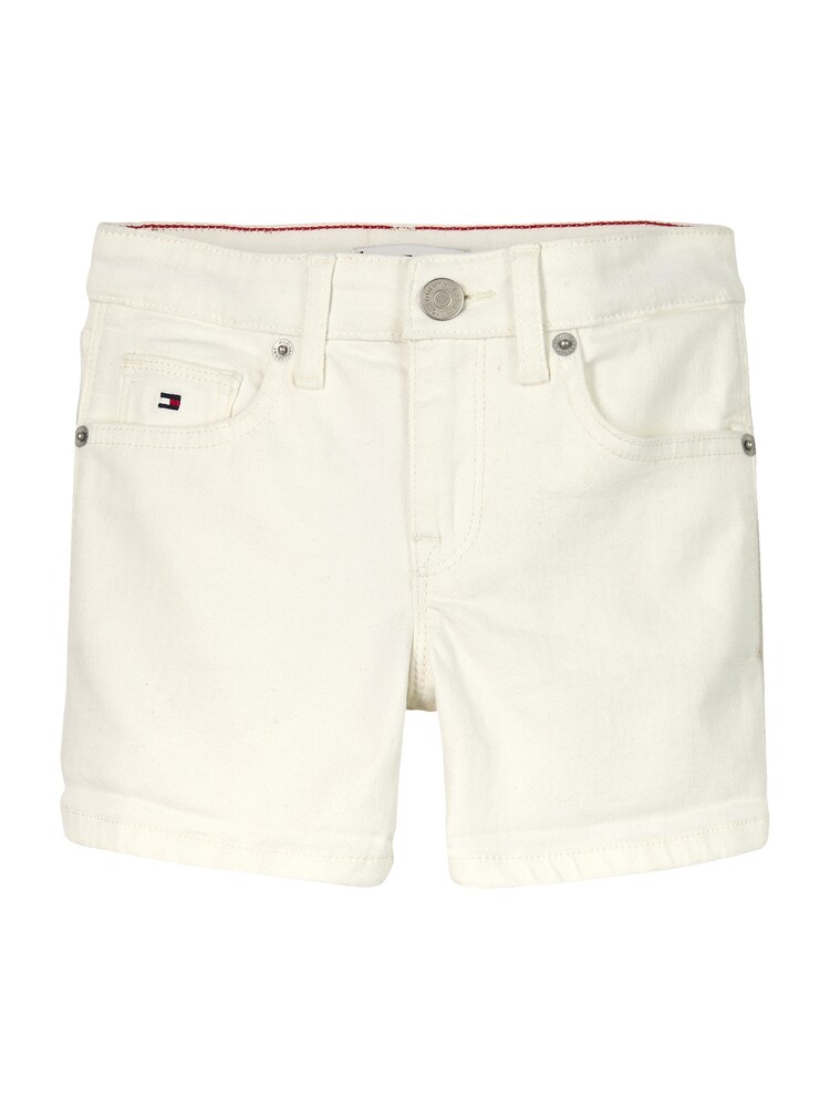 TOMMY HILFIGER Shorts 'Nora' Mädchen Größe 110 white denim