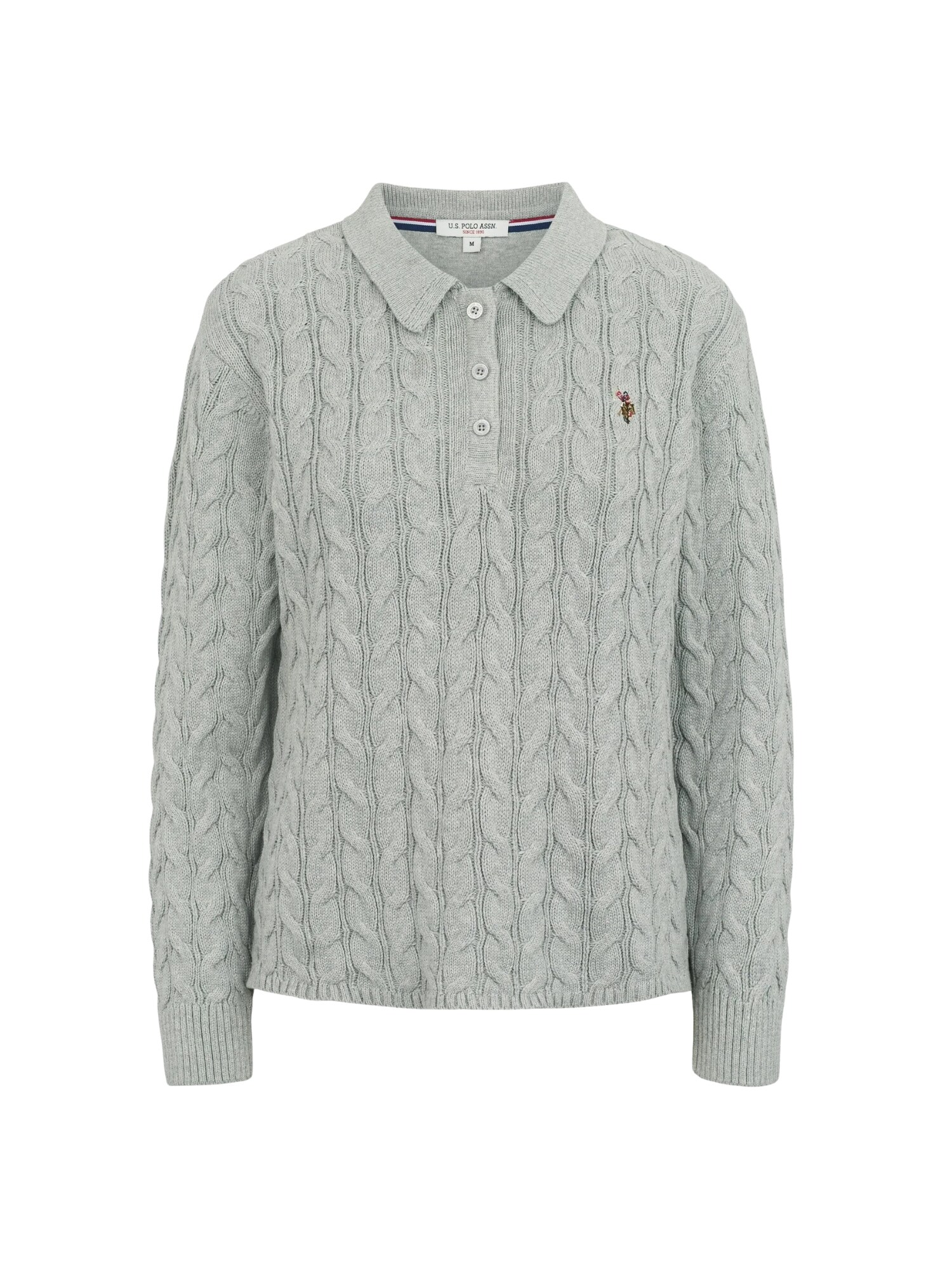 U.S. POLO ASSN. Pulover gri amestecat