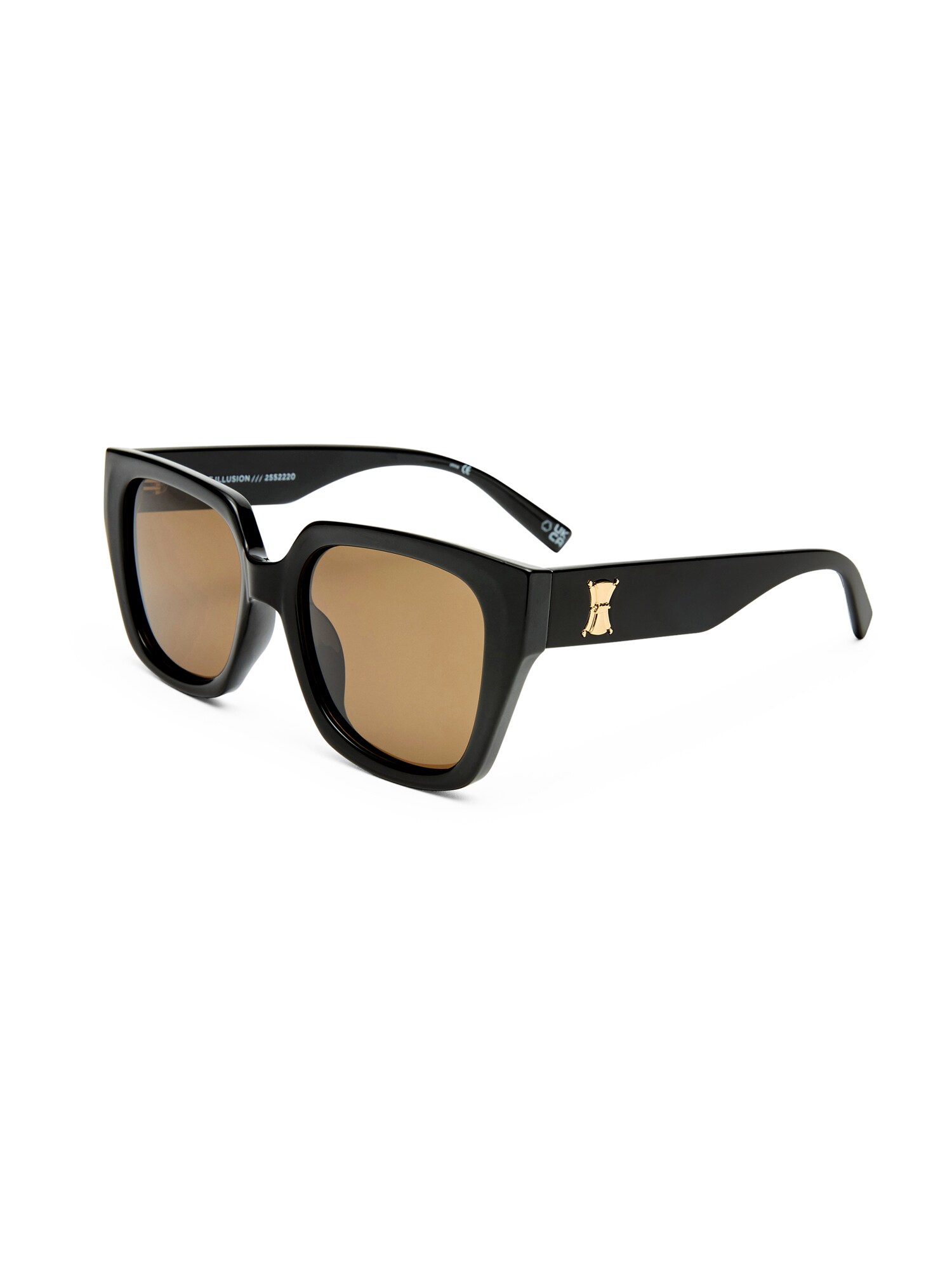 LE SPECS Ochelari de soare THE ILLUSION  portocaliu / negru