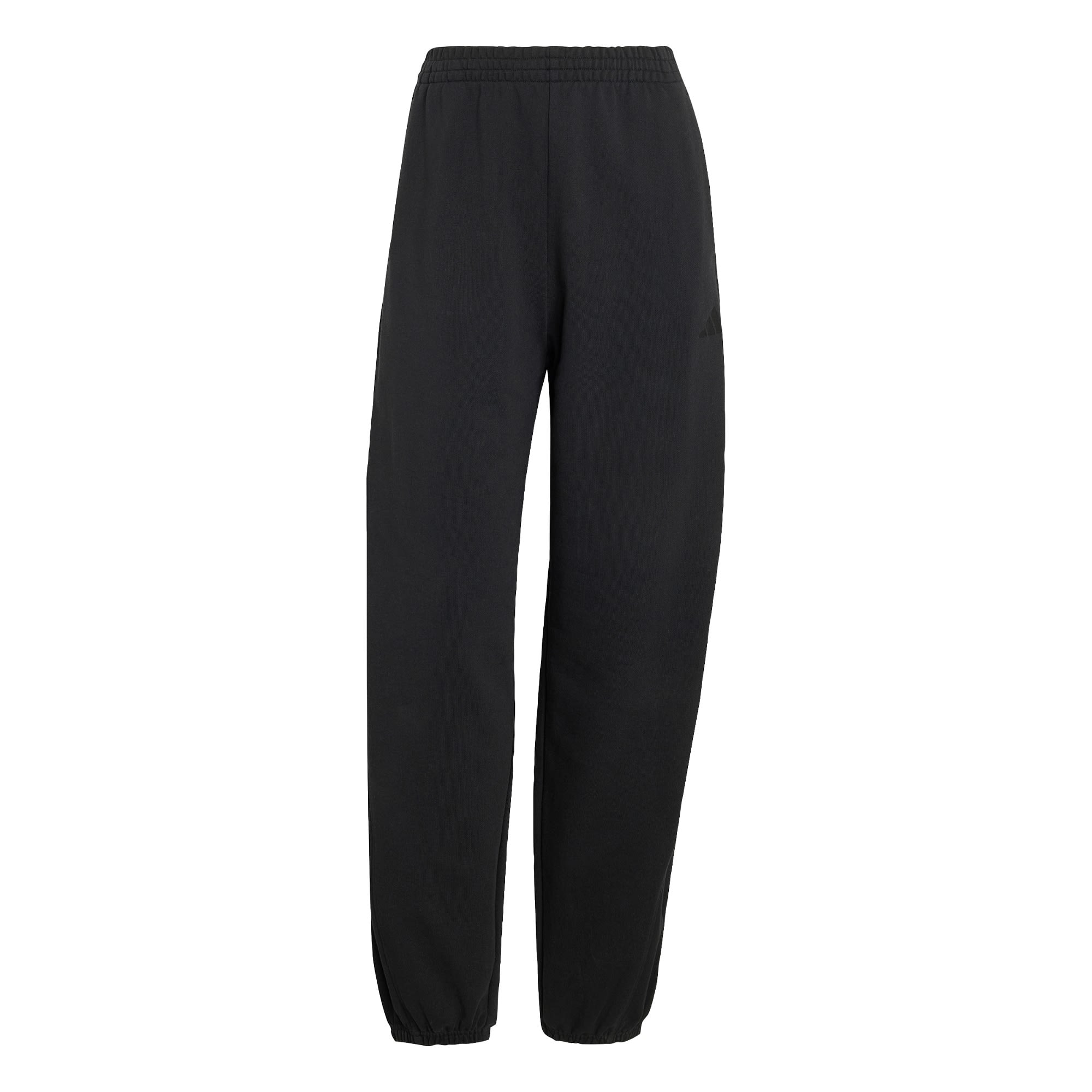 ADIDAS SPORTSWEAR Pantaloni sport ADIDAS KIT SMALL LOGO LOOSE CUFFED negru