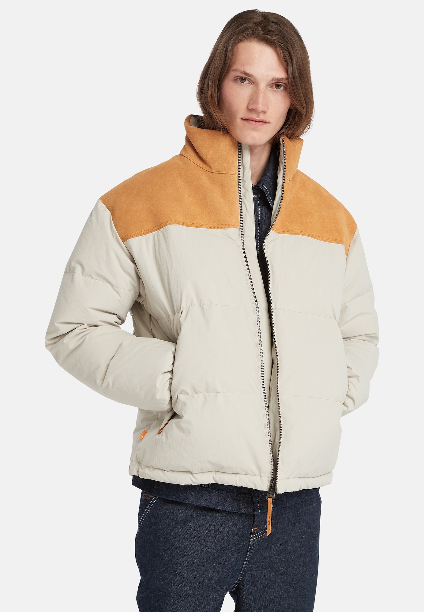 TIMBERLAND Téli dzseki  világos bézs / sáfrány termék 2. képe