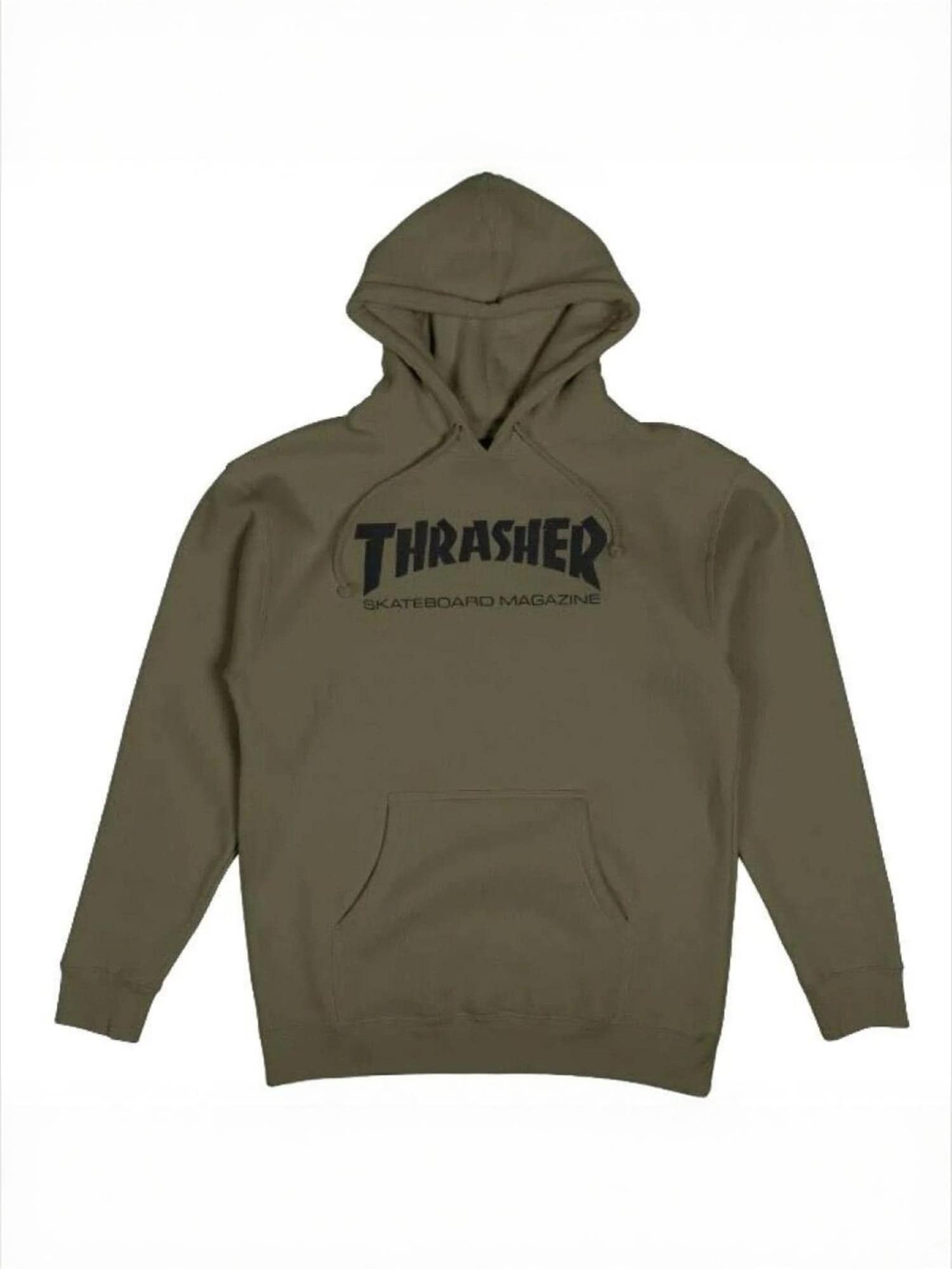 THRASHER Sudadera 'SKATE MAG' verde