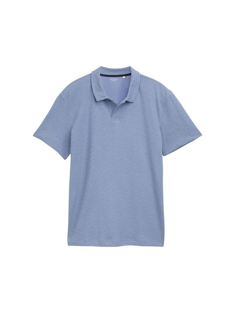 TOM TAILOR Poloshirt Herren Größe S taubenblau