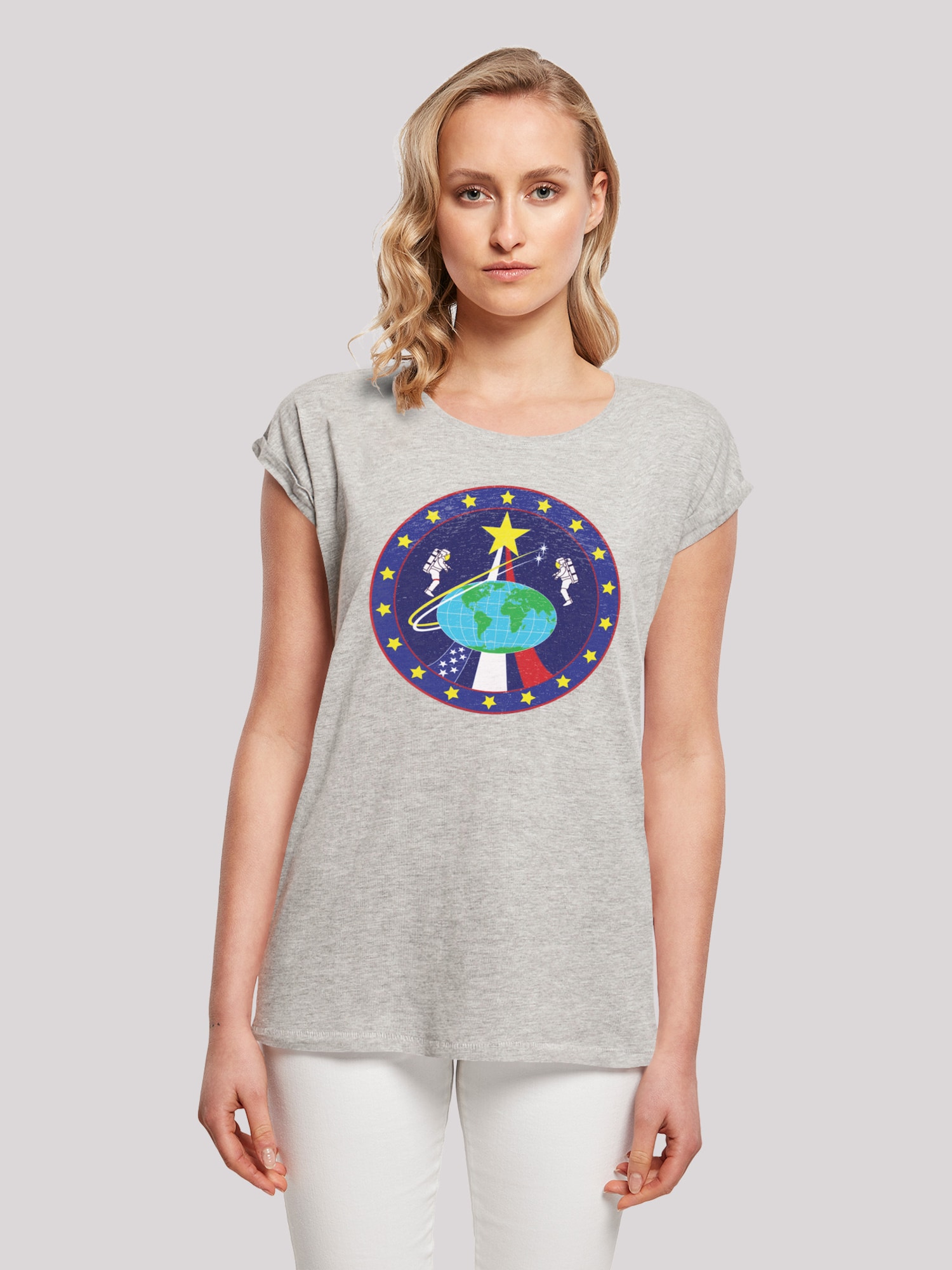 Thumbnail - F4NT4STIC T-Shirt NASA Classic Globe Astronauts