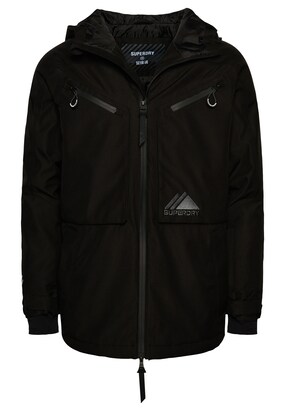 Superdry Functionele jas Zwart / Wit