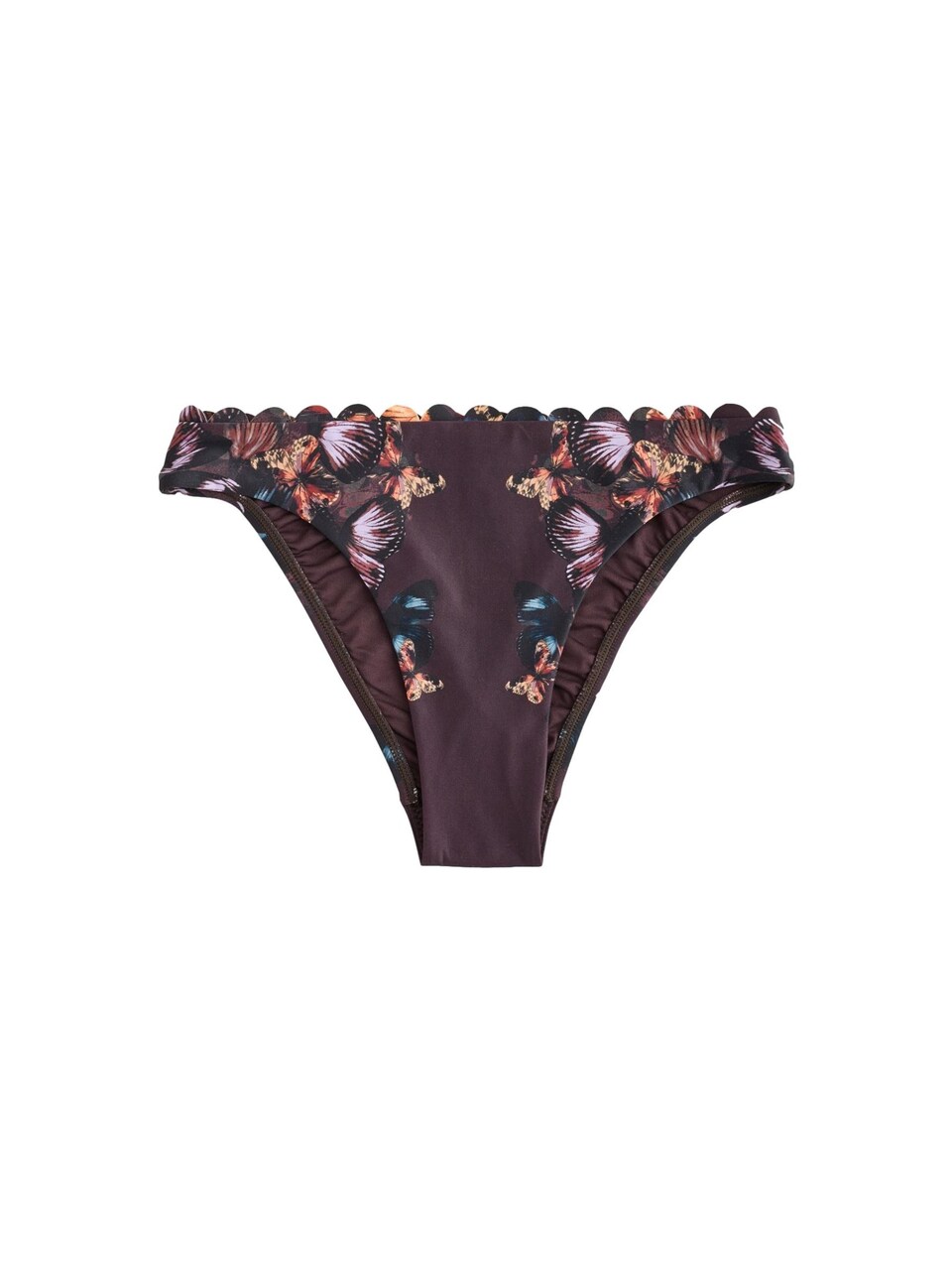 Bikiniunderdel blå / brun