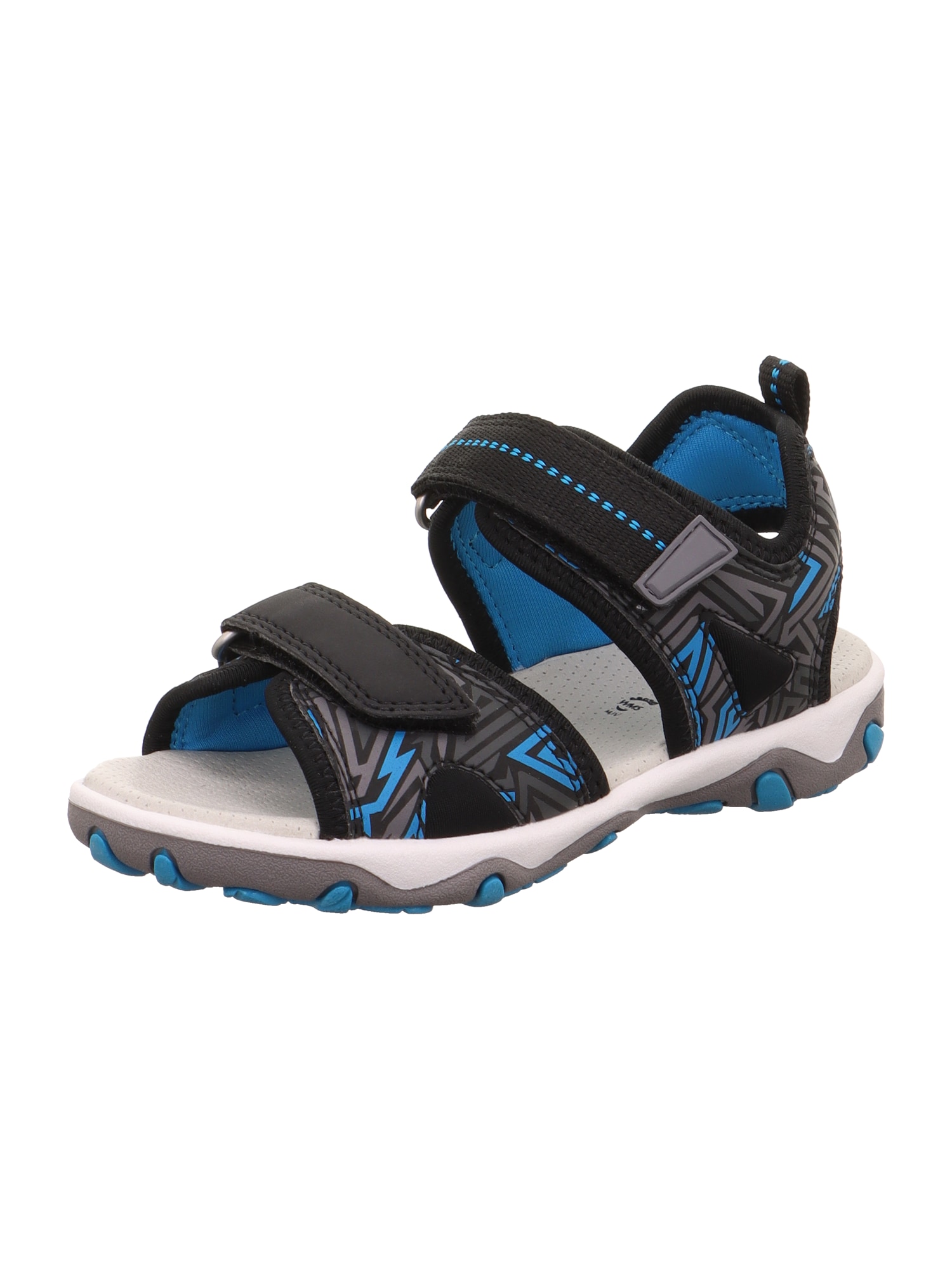 SUPERFIT Nyitott cipők 'Mike 3.0'  kék / szürke / fekete