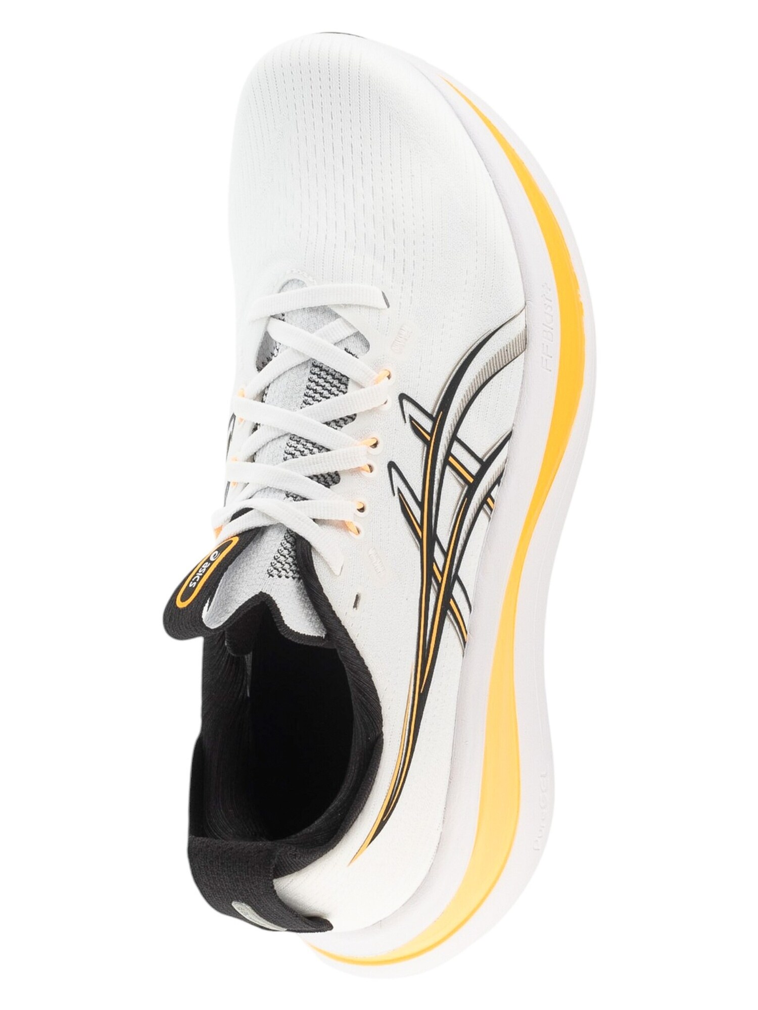 ASICS Zapatillas de running 'Gel-Nimbus 28'  amarillo / negro / blanco – imagen 4
