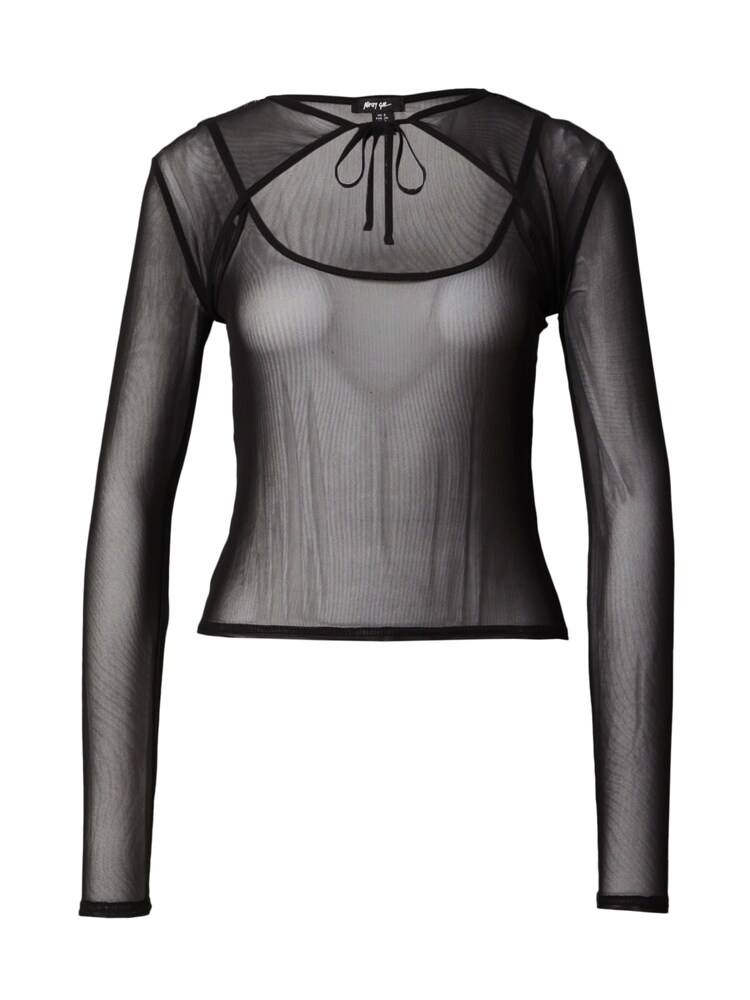 Nasty Gal Shirt Damen Größe XS schwarz