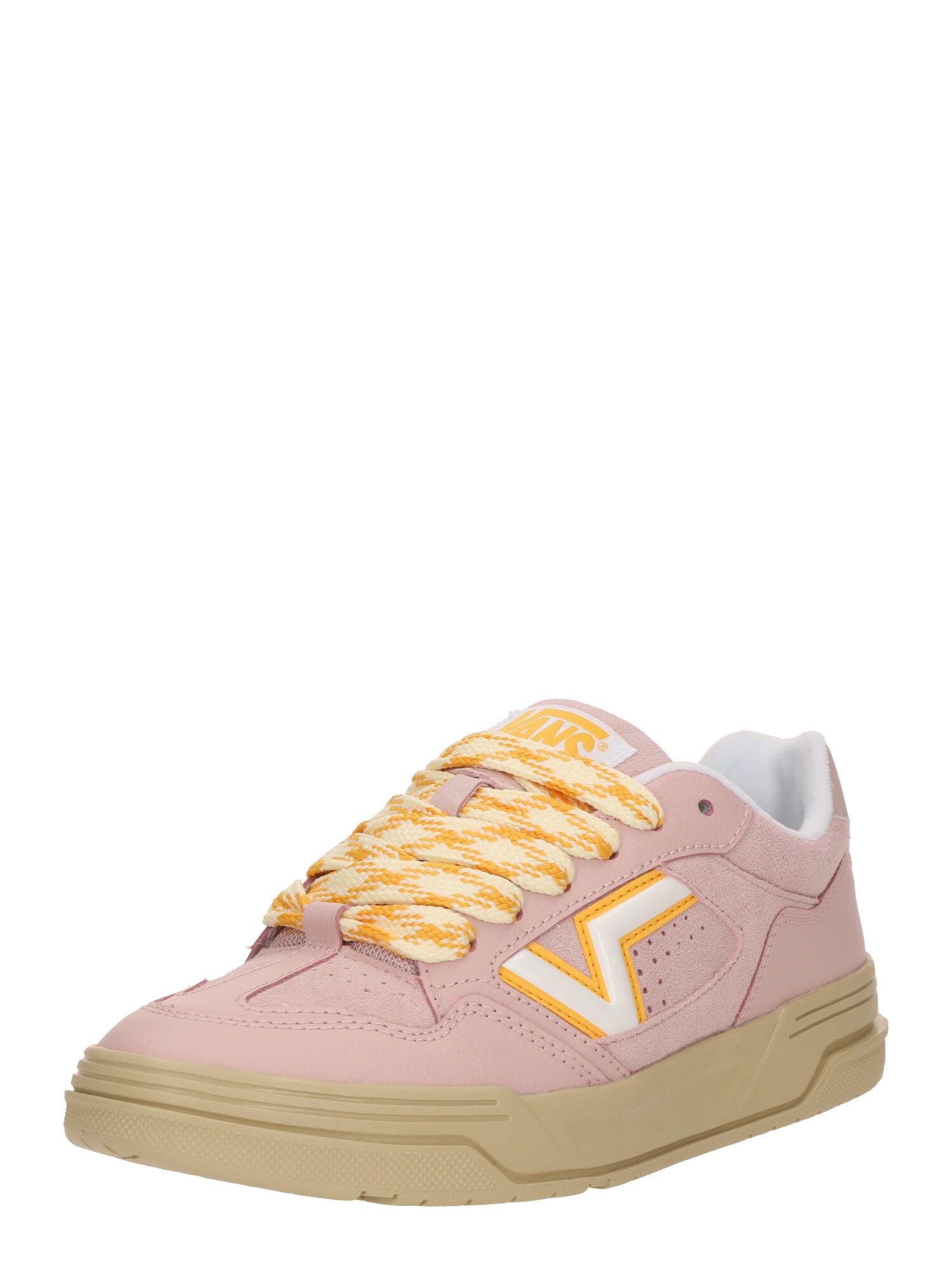 Vans Sneaker Low 'Upland' Galben Curry / Roz Pudră / Alb-image