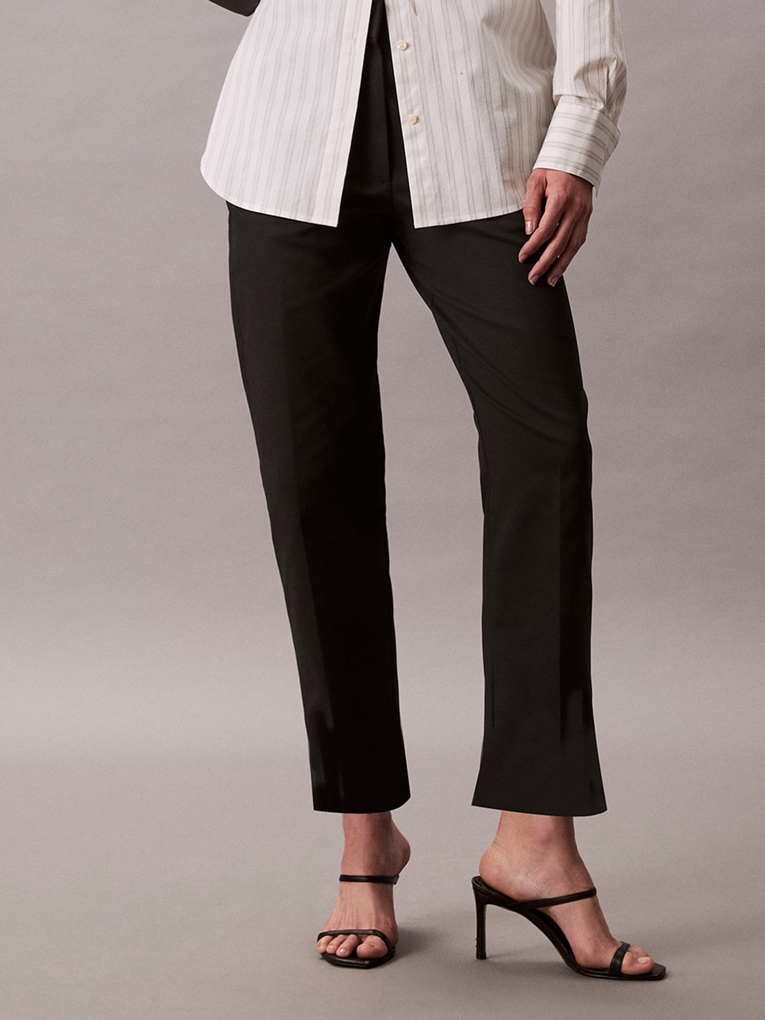Calvin Klein Pantalón de pinzas  negro – imagen 10