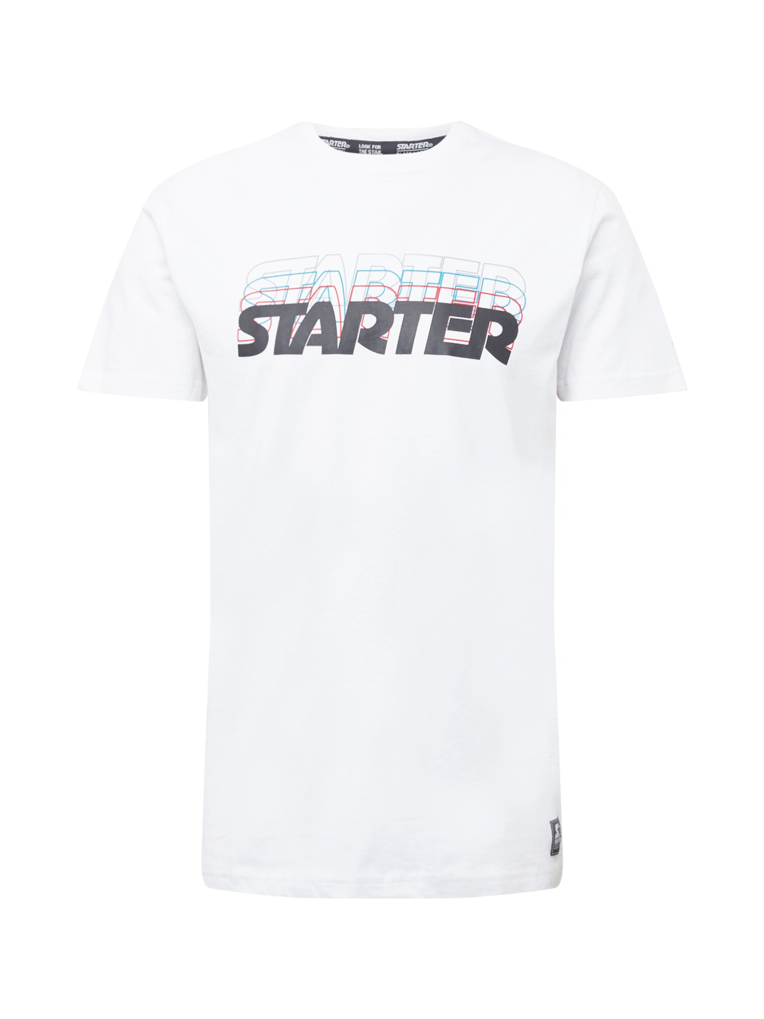 Starter Black Label Marškinėliai balta / juoda / pastelinė raudona / turkio spalva / pilka