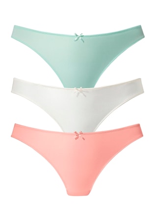 PETITE FLEUR, String bugyik, zöld, narancs & fehér