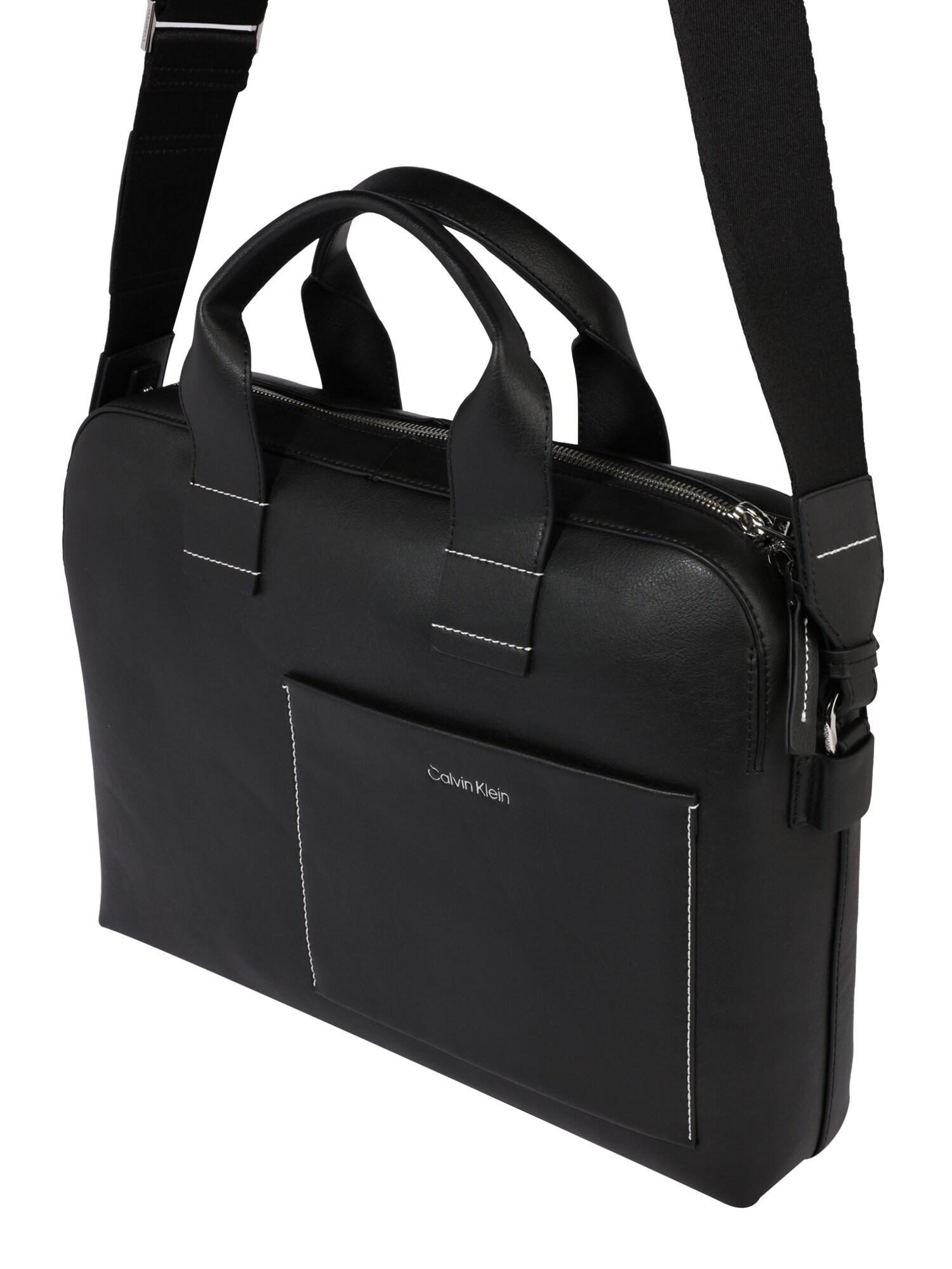 Calvin Klein Borsa per laptop  nero / bianco