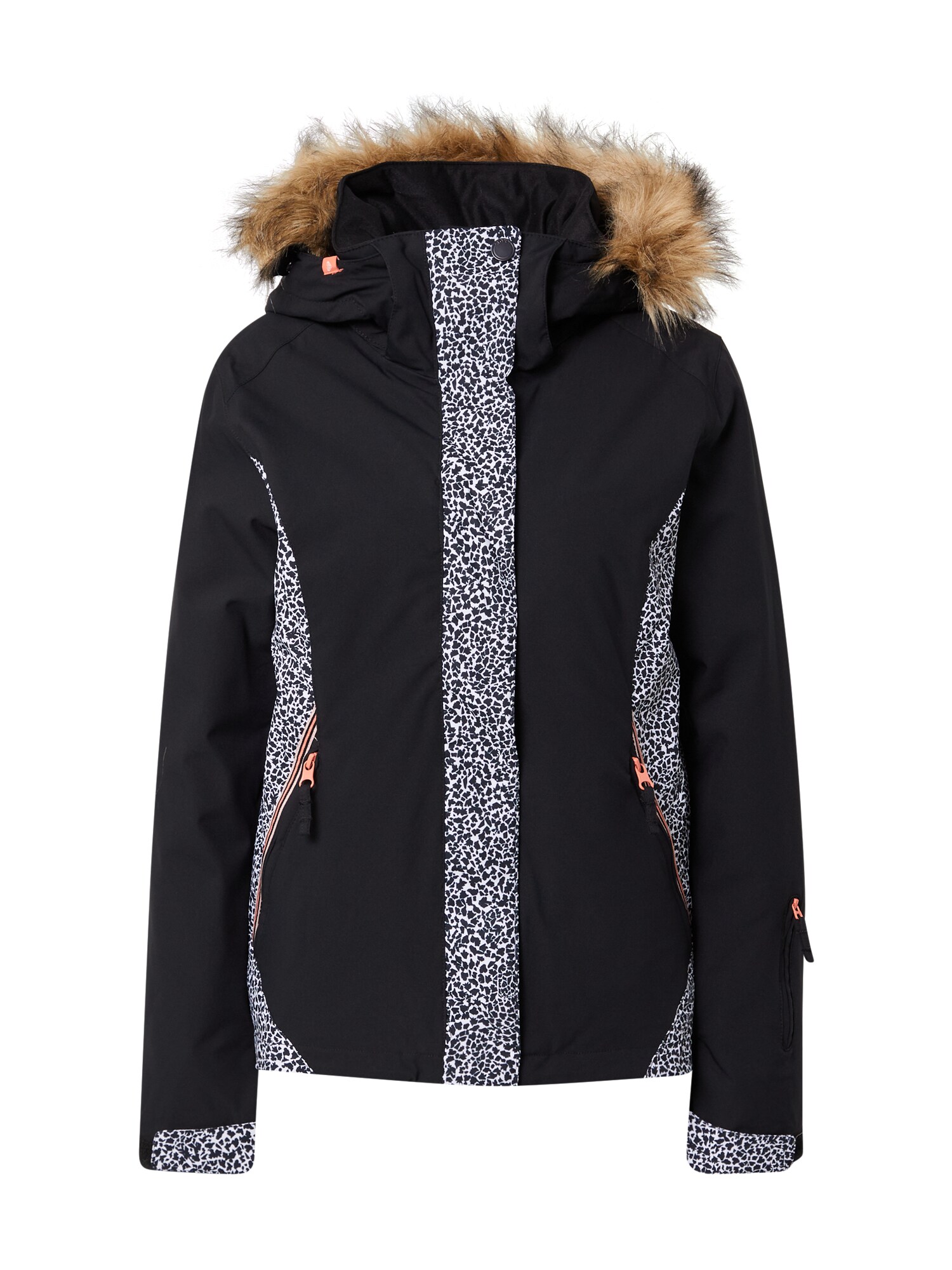 ROXY Sportinė striukė  balta / juoda
