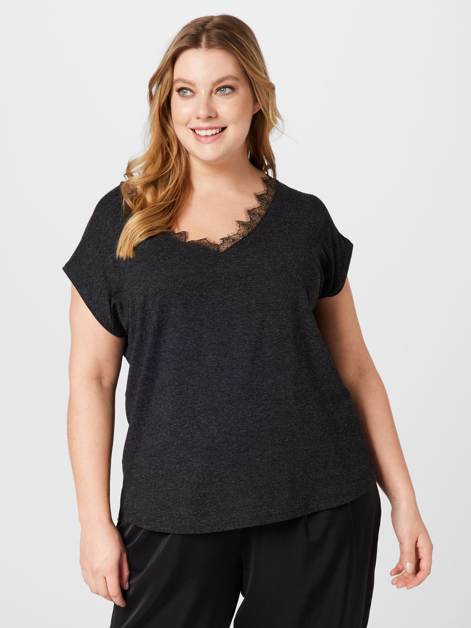 ABOUT YOU Curvy Póló 'Galina'  antracit termék 2. képe