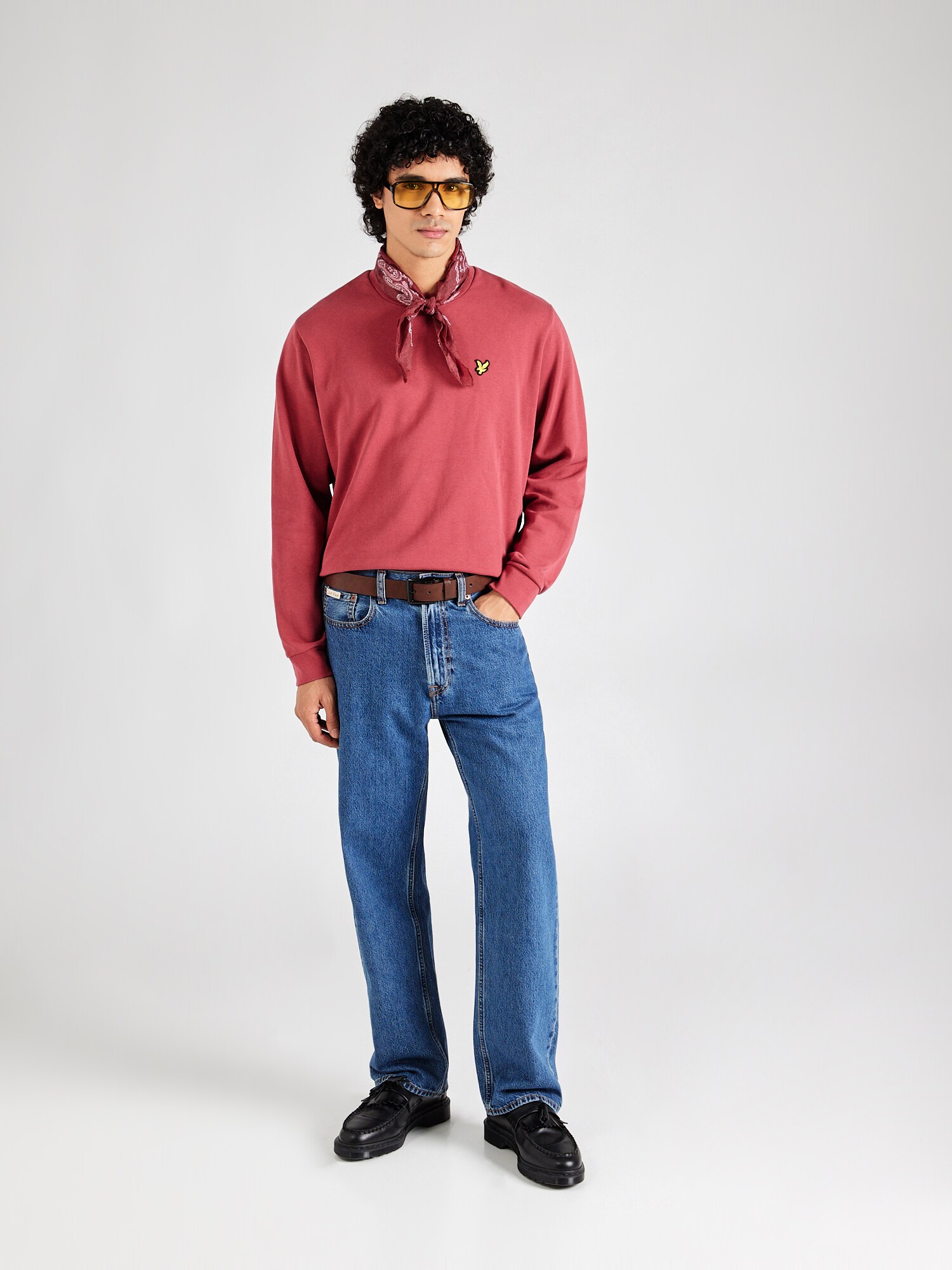 Lyle & Scott Tréning póló 'Heritage'  pitaja / fekete / fehér termék 2. képe