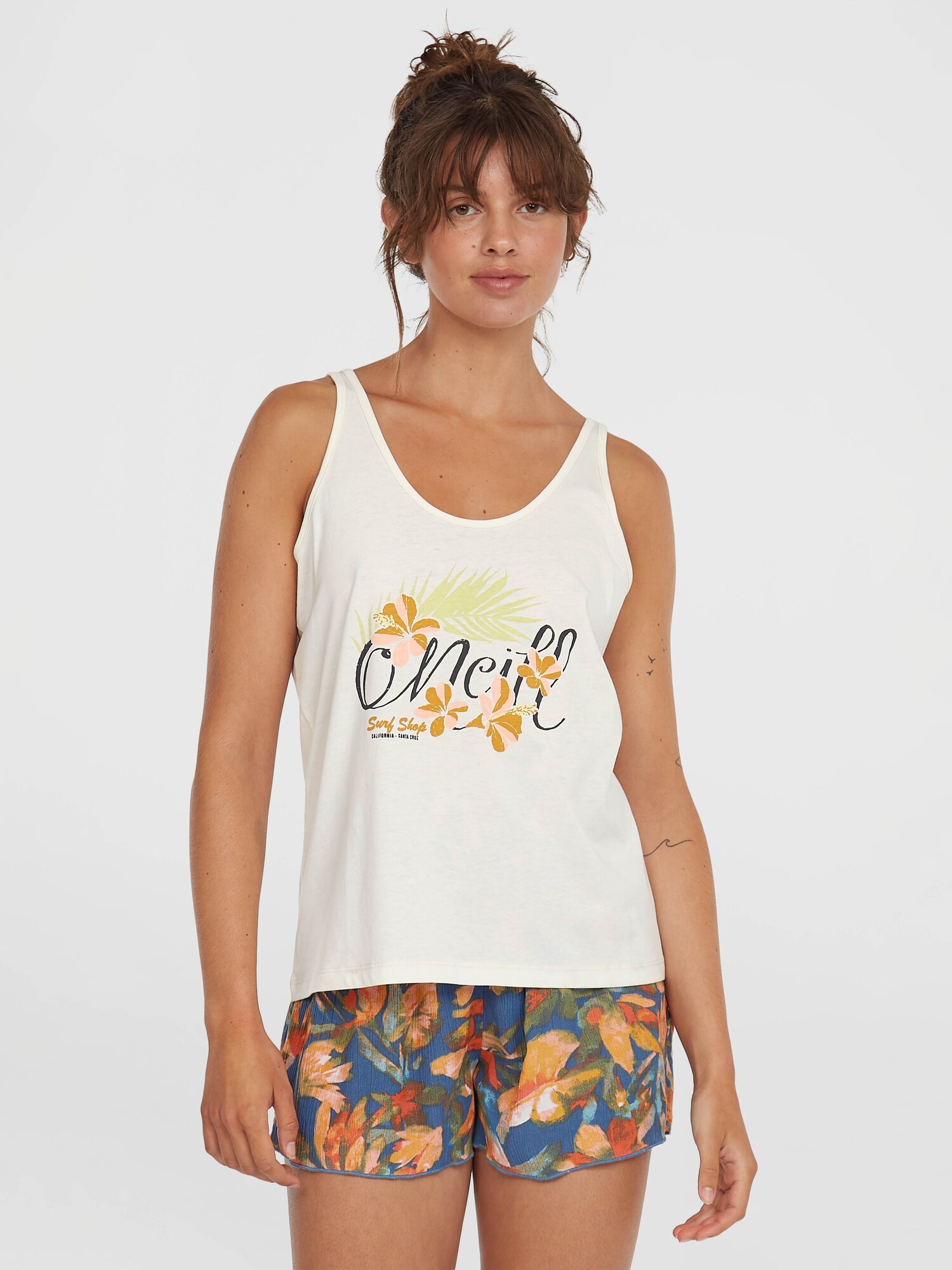 O'NEILL Top 'Summer Musthaves Luana'  mustár / rózsa / fekete / fehér termék 2. képe