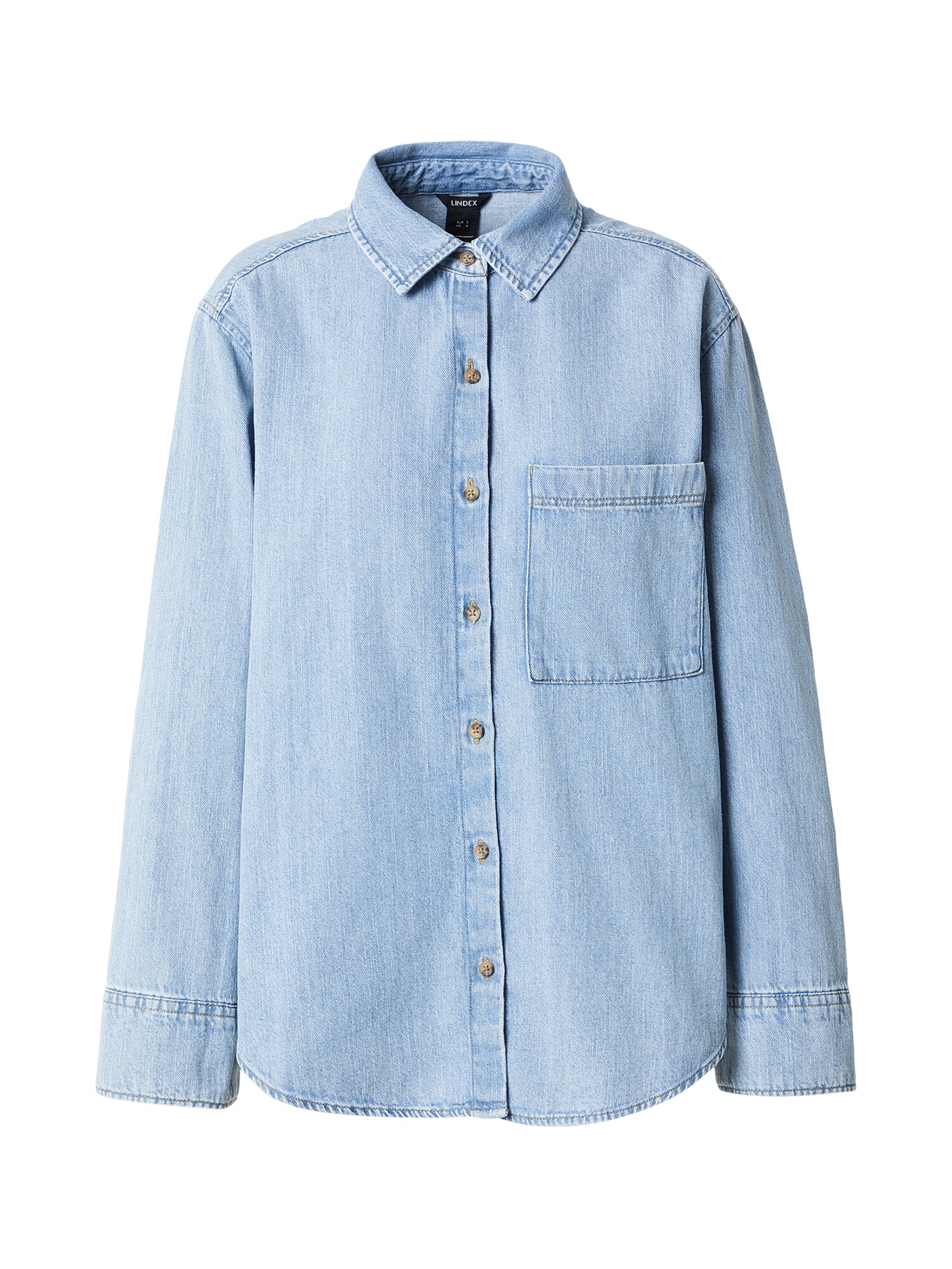 Lindex Bluză Stella  albastru deschis