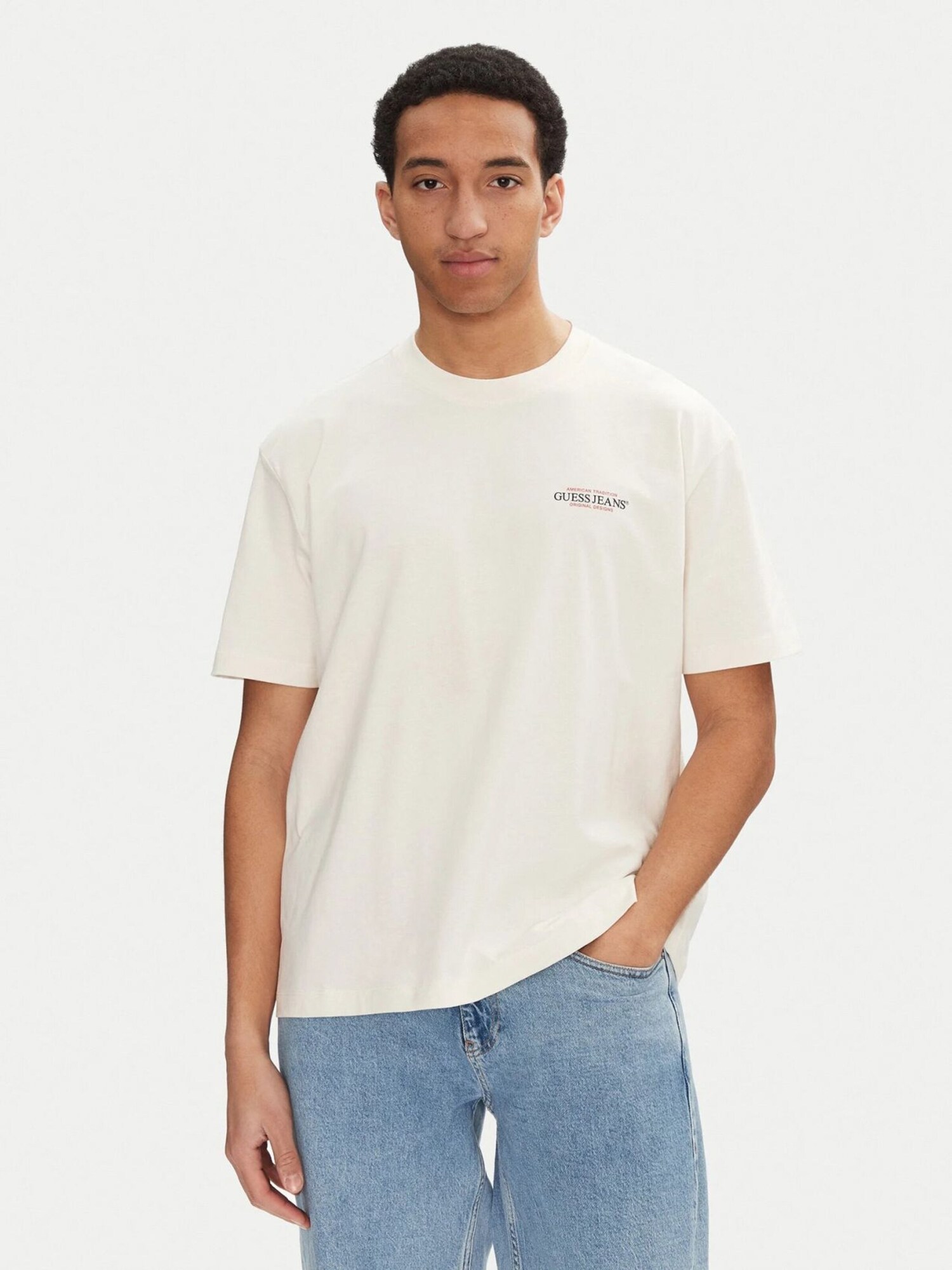 GUESS Camiseta beige