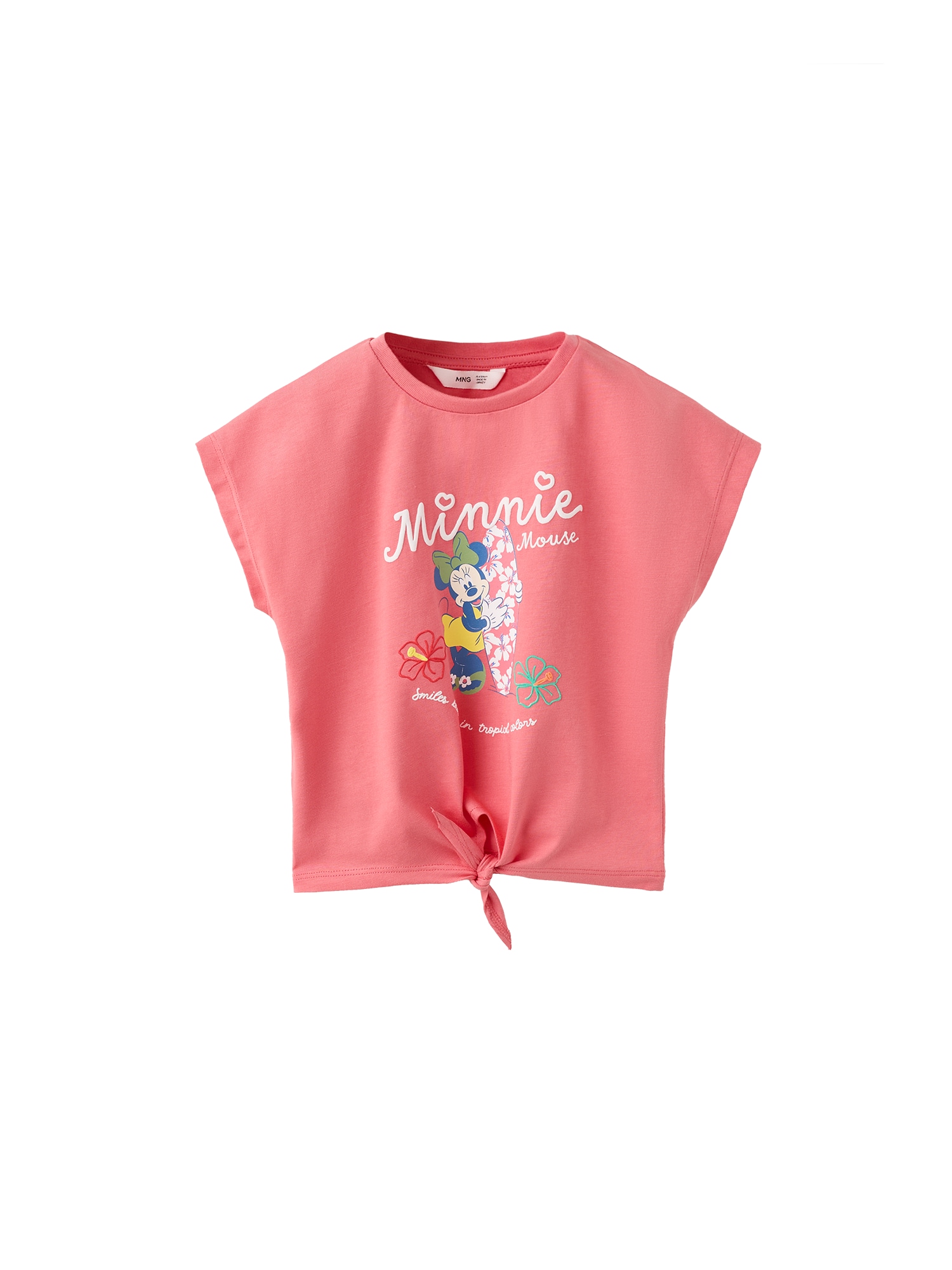 MANGO KIDS Tricou MSURF bleumarin / verde / corai / alb