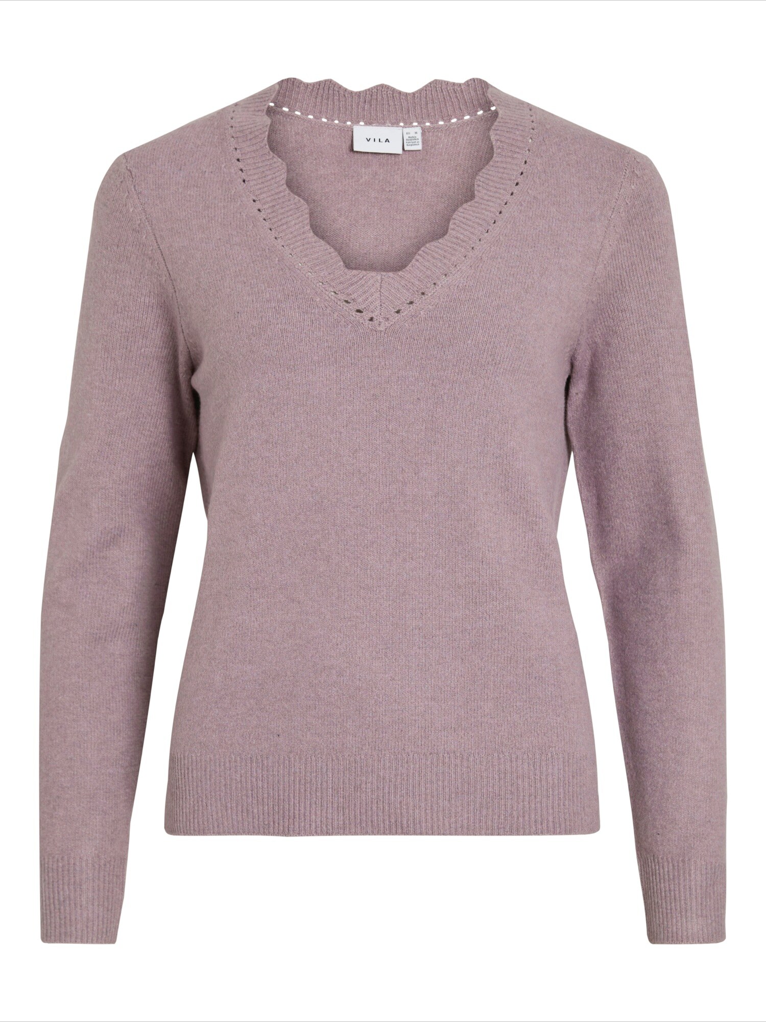 VILA Pulover VINikolina  mov pastel