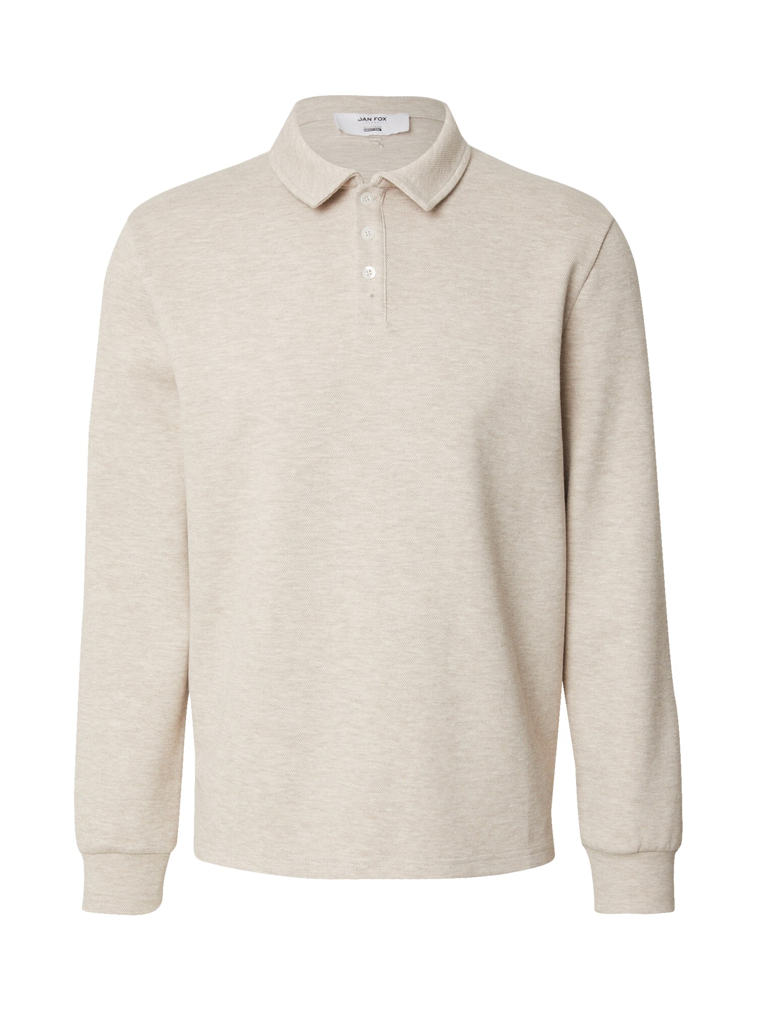 DAN FOX APPAREL Tricou Dean  bej amestecat