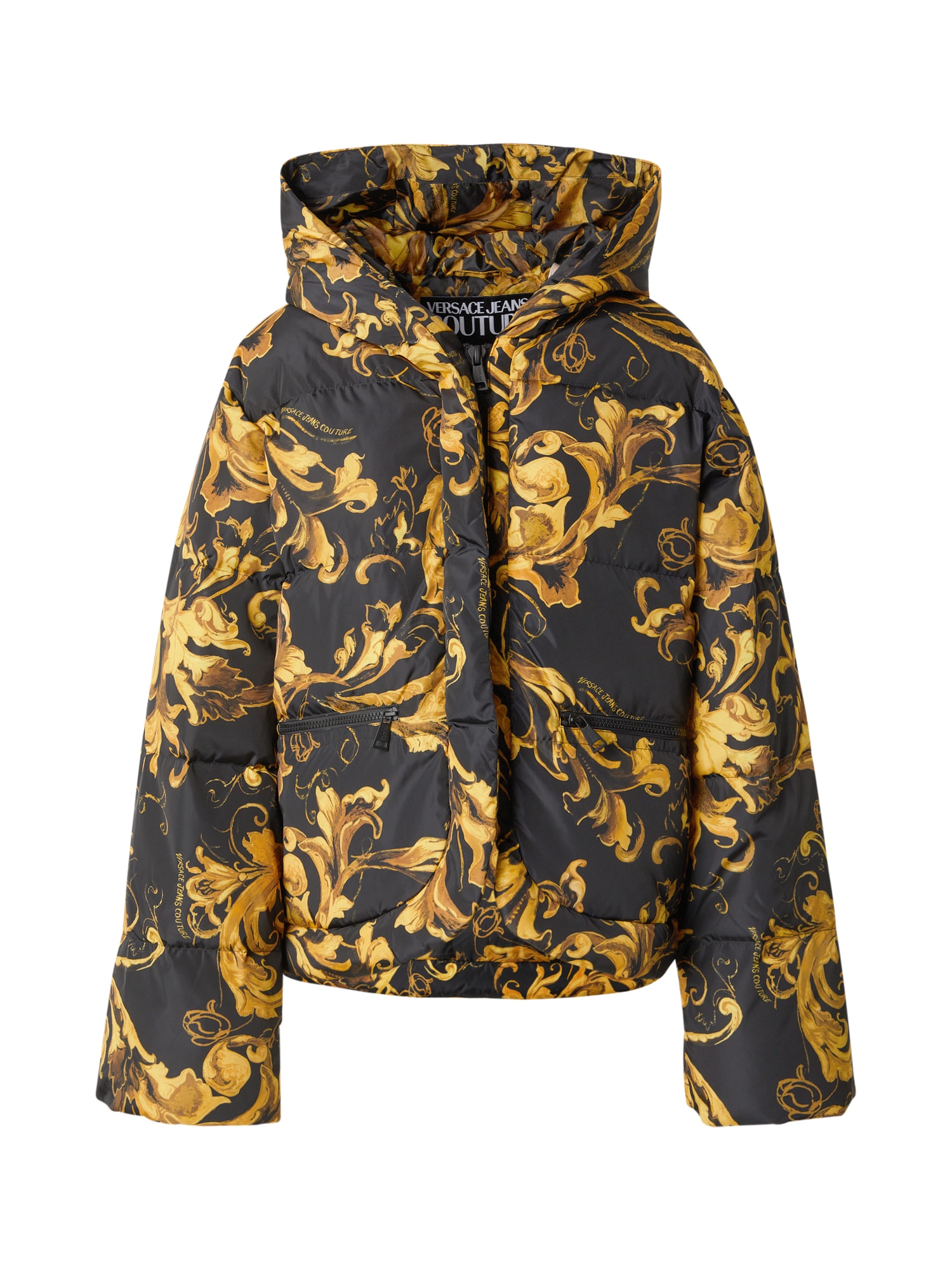 Versace Jeans Couture Geacă de primăvară-toamnă  galben / galben curry / negru