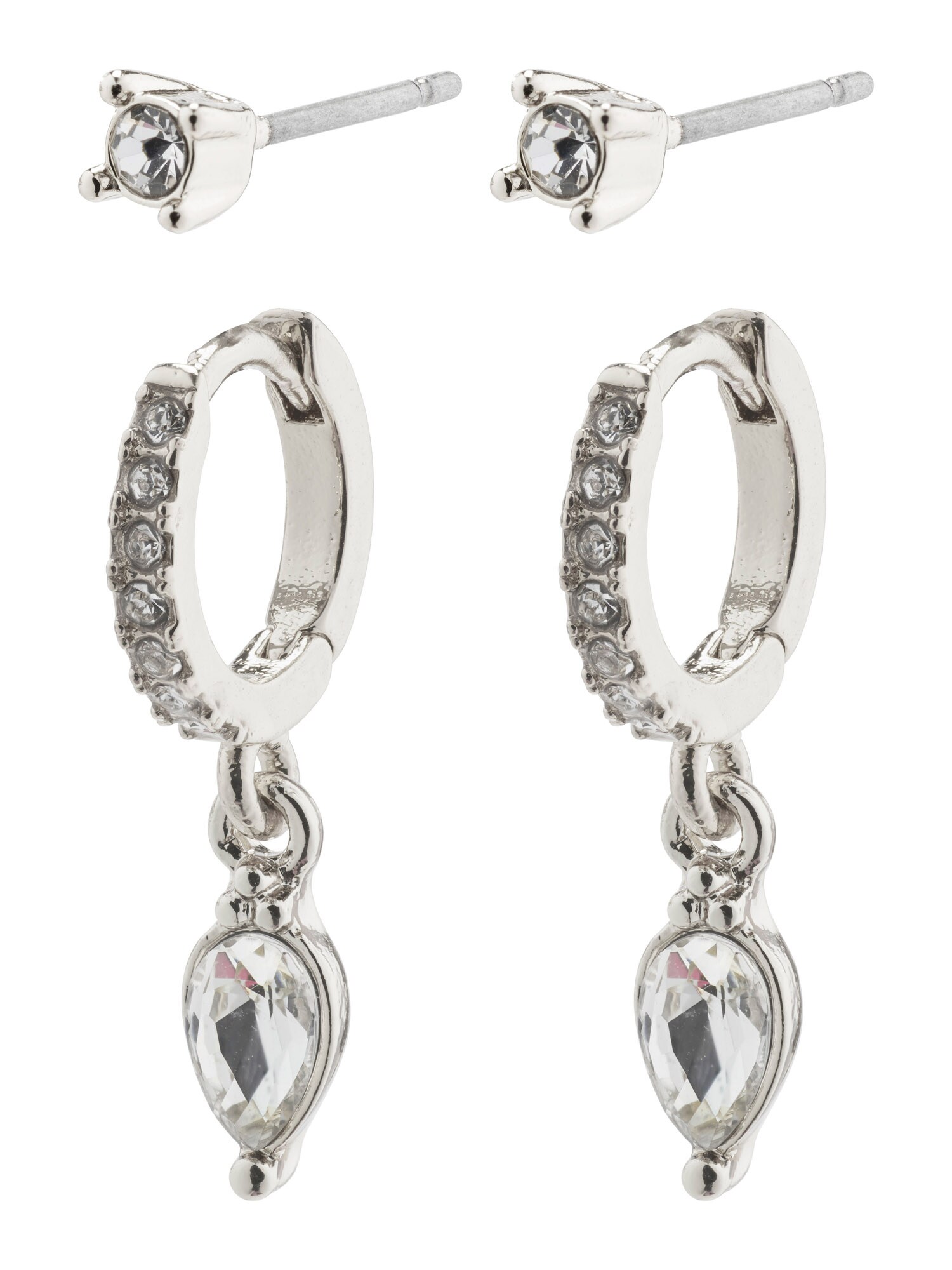 Pilgrim Cercei ELZA  argintiu