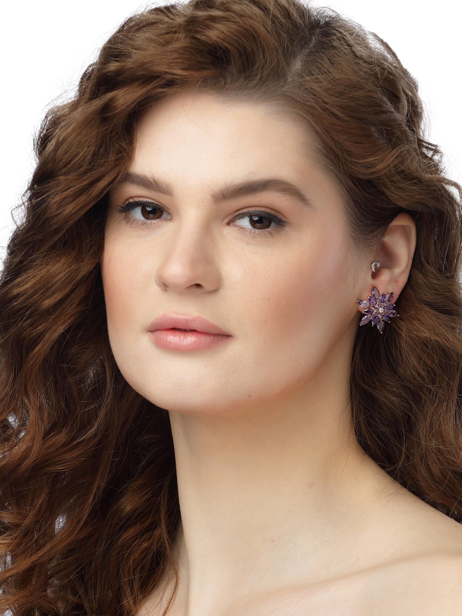 Thumbnail - AVANT-GARDE PARIS Ohrringe Rosaa