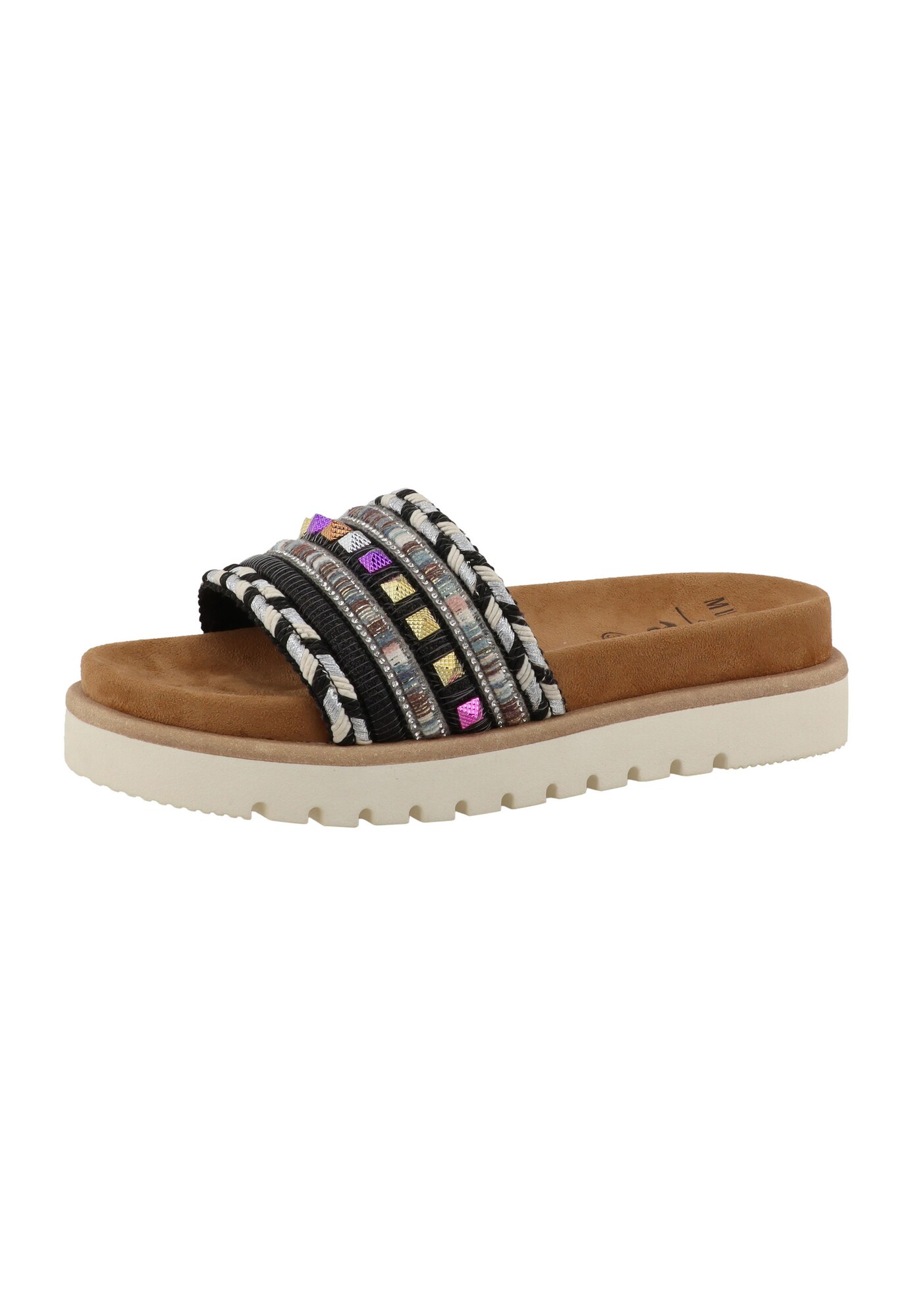 MUSTANG Zapatos abiertos  crema / oro / lila / negro