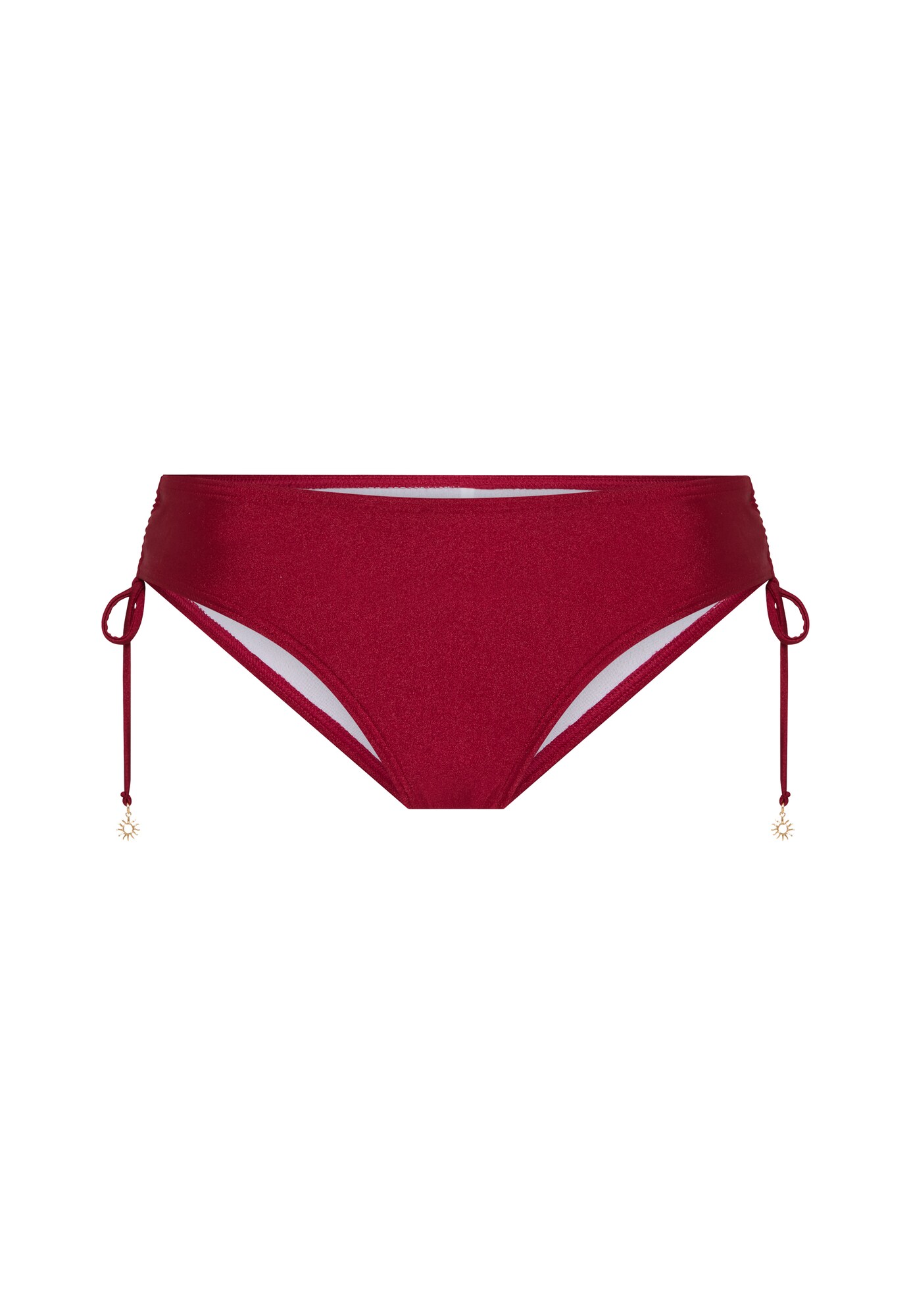 LSCN by LASCANA Slip costum de baie roşu închis