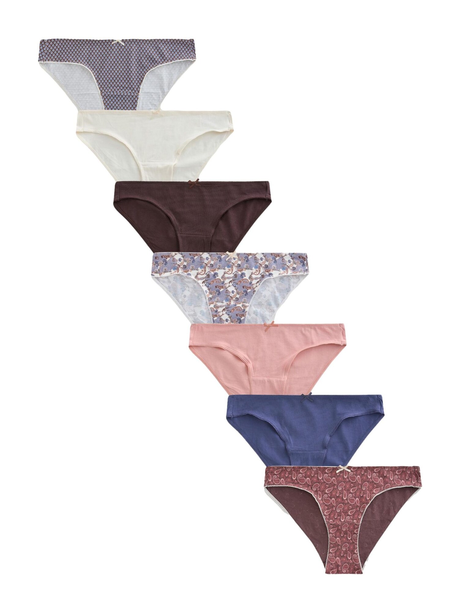 Next Slip Nachtblauw / Donkerbruin / Rosé / Offwhite