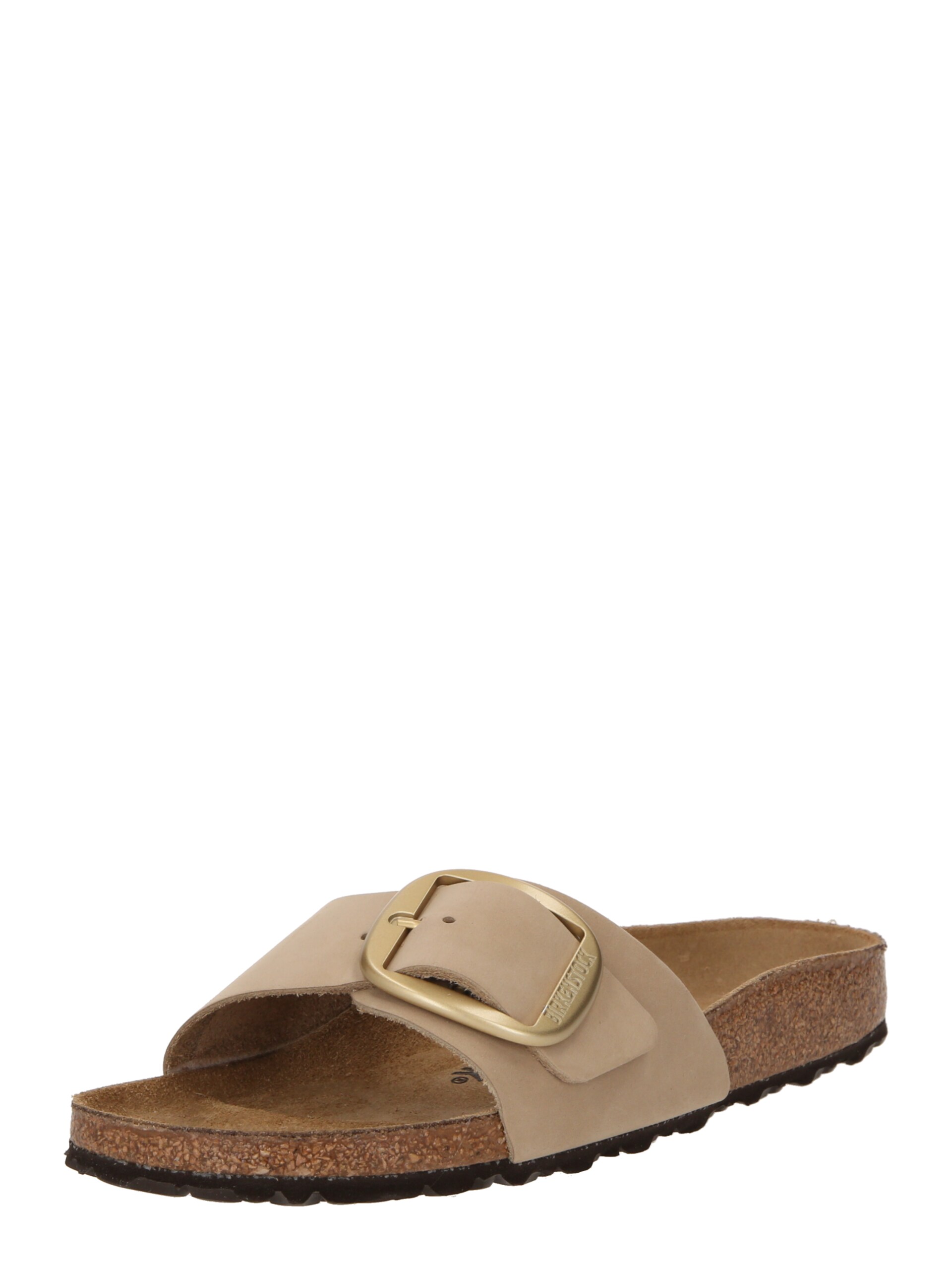 Birkenstock Sandaler i läder Madrid Big Buckle nubuck dam – bild 2