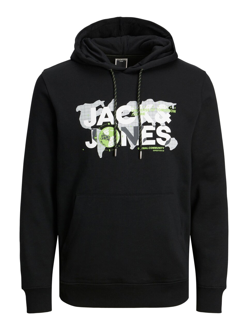 Sweatshirt 'JCODust' limette / svart