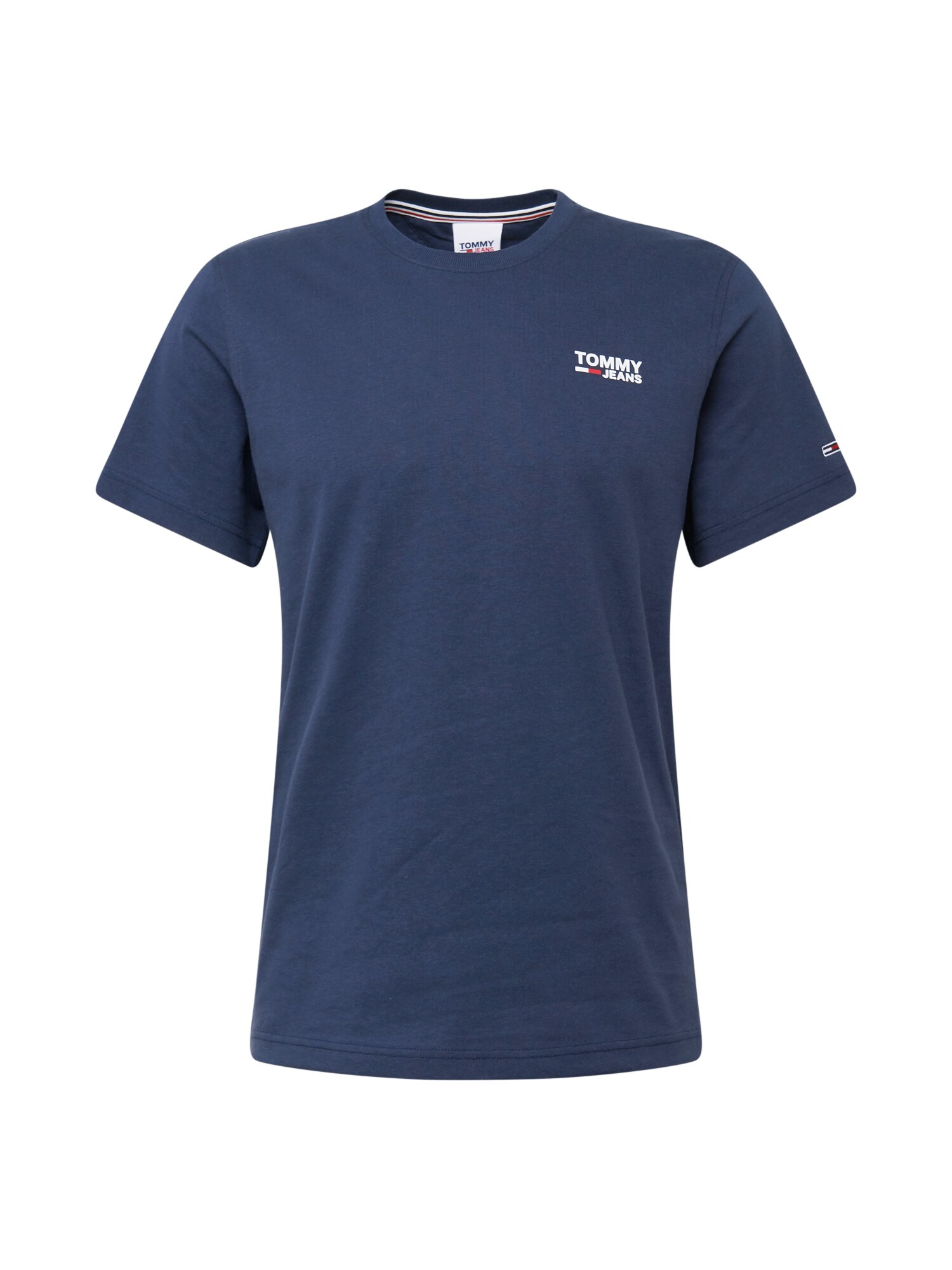 Tommy Jeans Marškinėliai  tamsiai mėlyna / balta