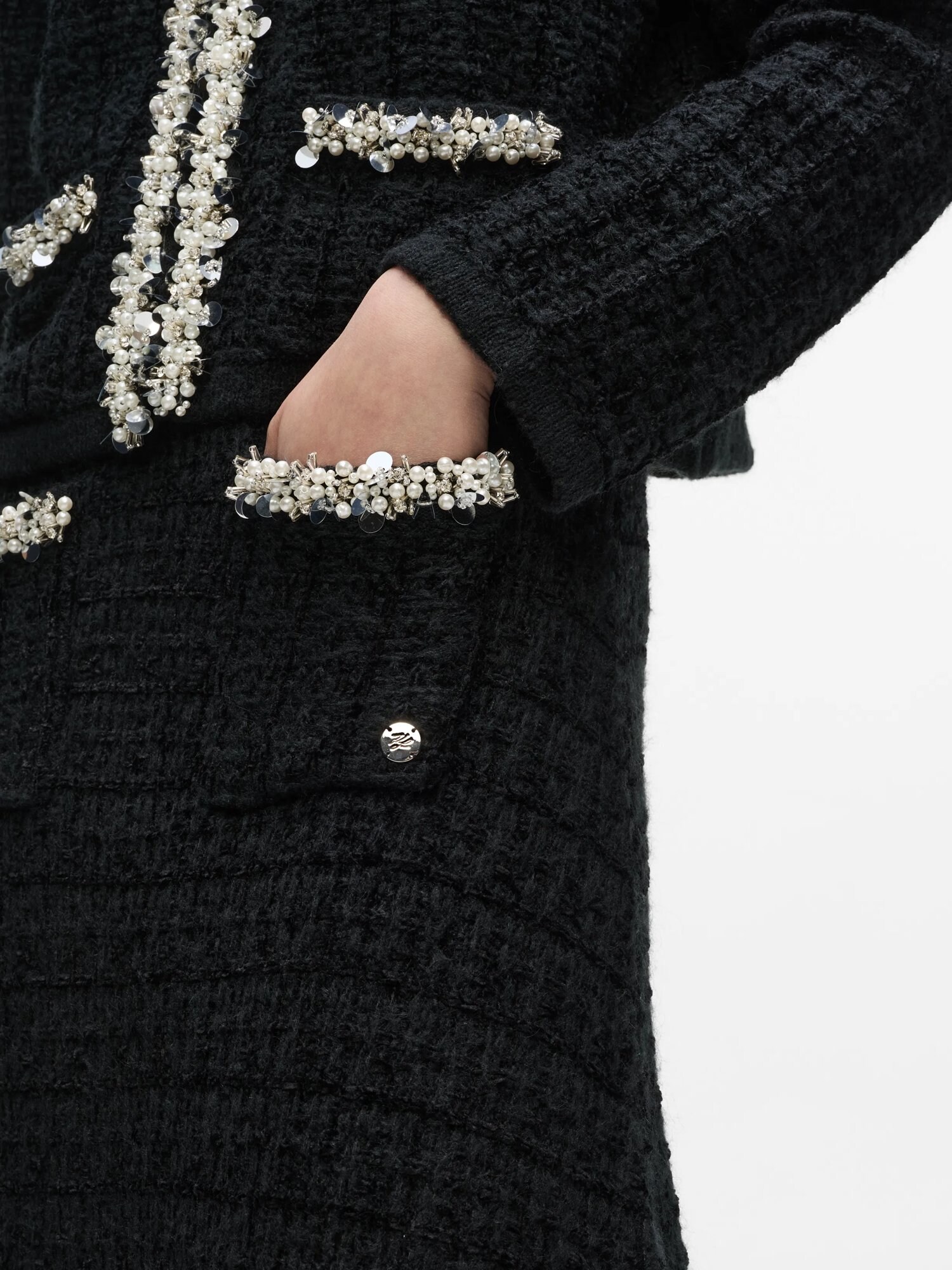 Karl Lagerfeld Falda negro / blanco – imagen 8