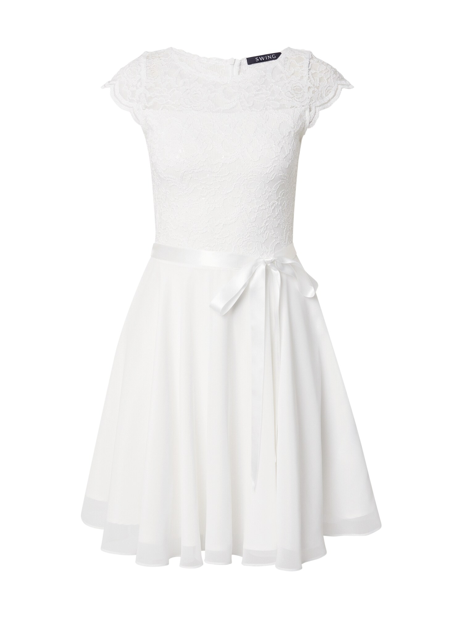 SWING Rochie de cocktail  alb