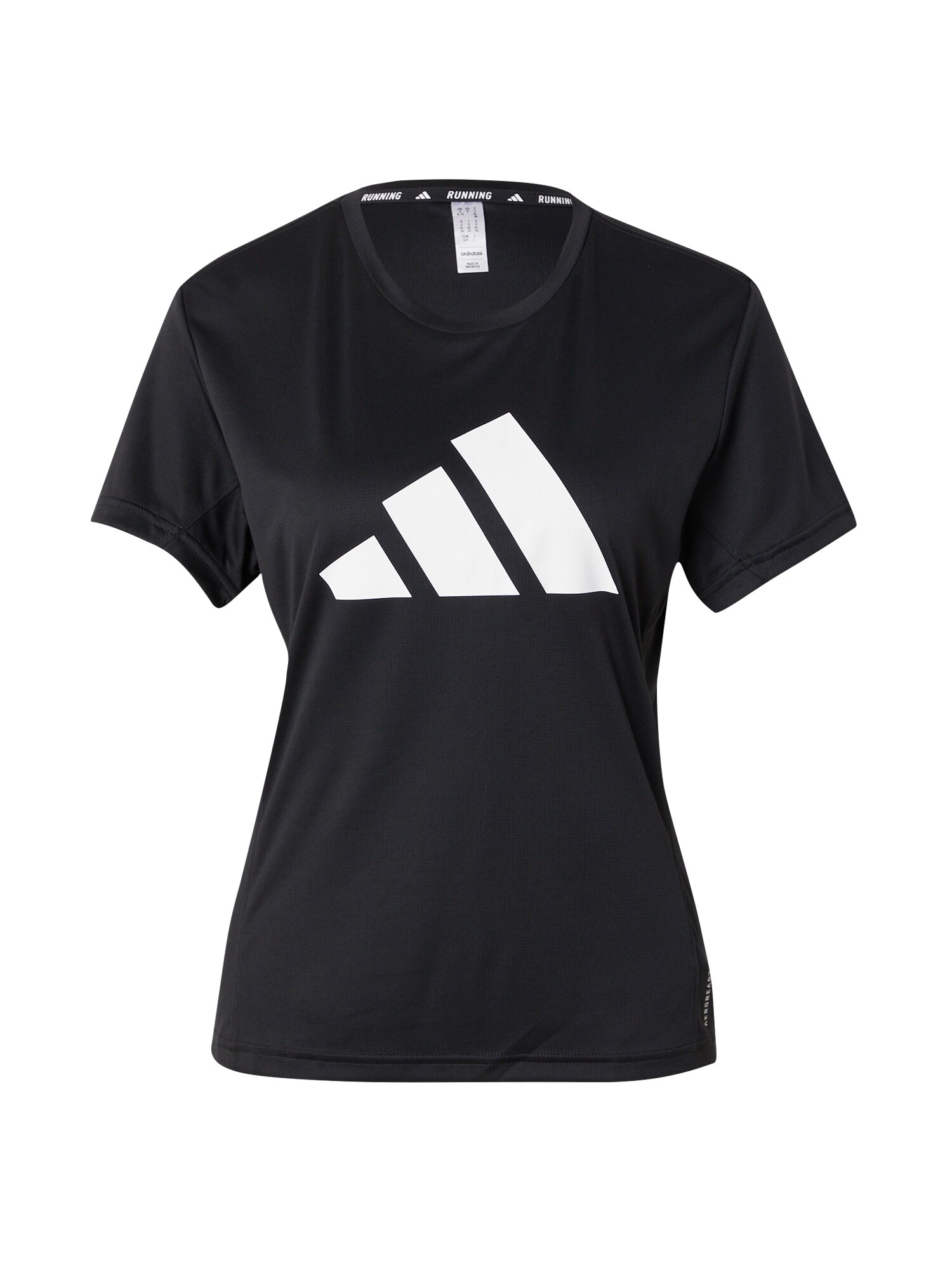 ADIDAS PERFORMANCE Funkčné tričko 'Run It'  čierna / biela