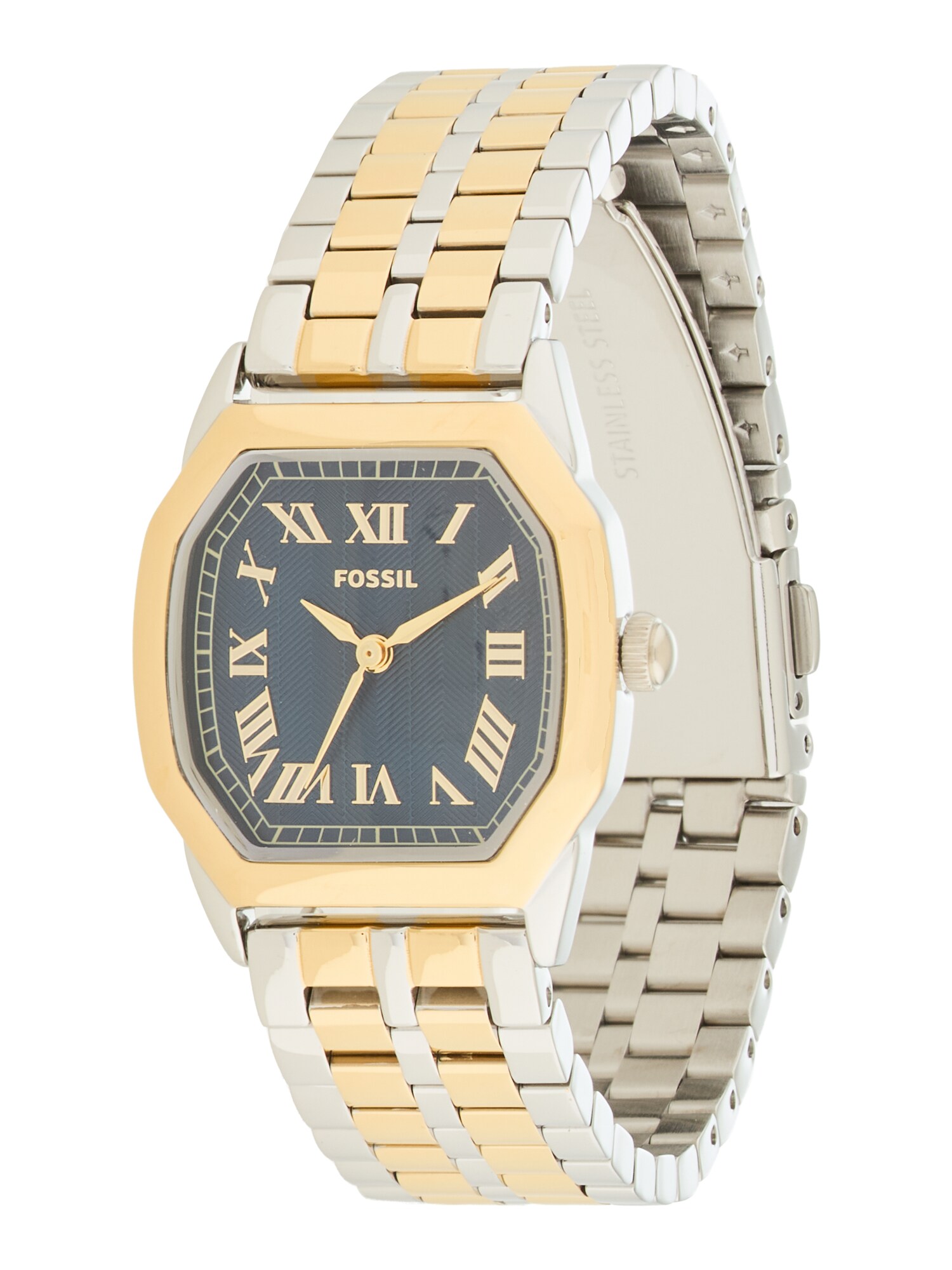 FOSSIL Analógové hodinky 'HARLOW'  zlatá / strieborná