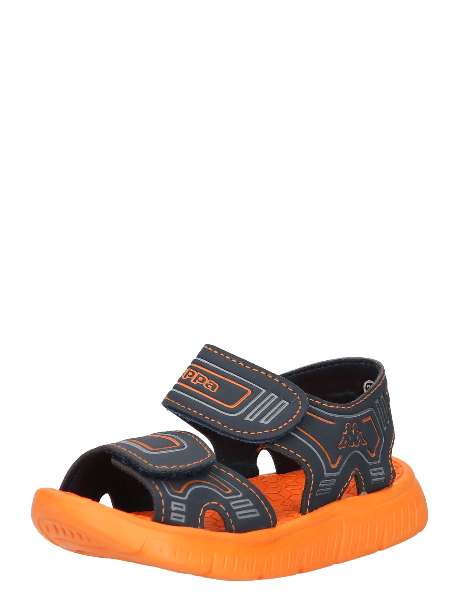 KAPPA Atviri batai tamsiai mėlyna / pilka / oranžinė